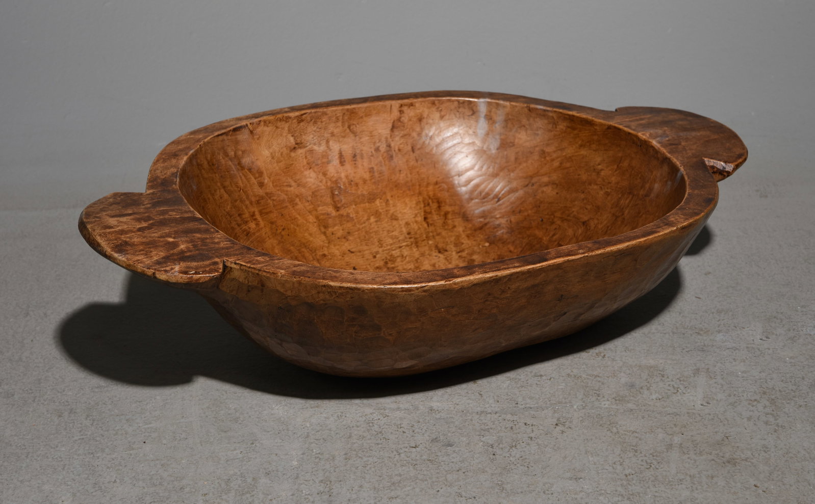 European Waxed Dough Bowl #4: European Waxed Dough Bowl - 7 in tall x 28 x 18.75