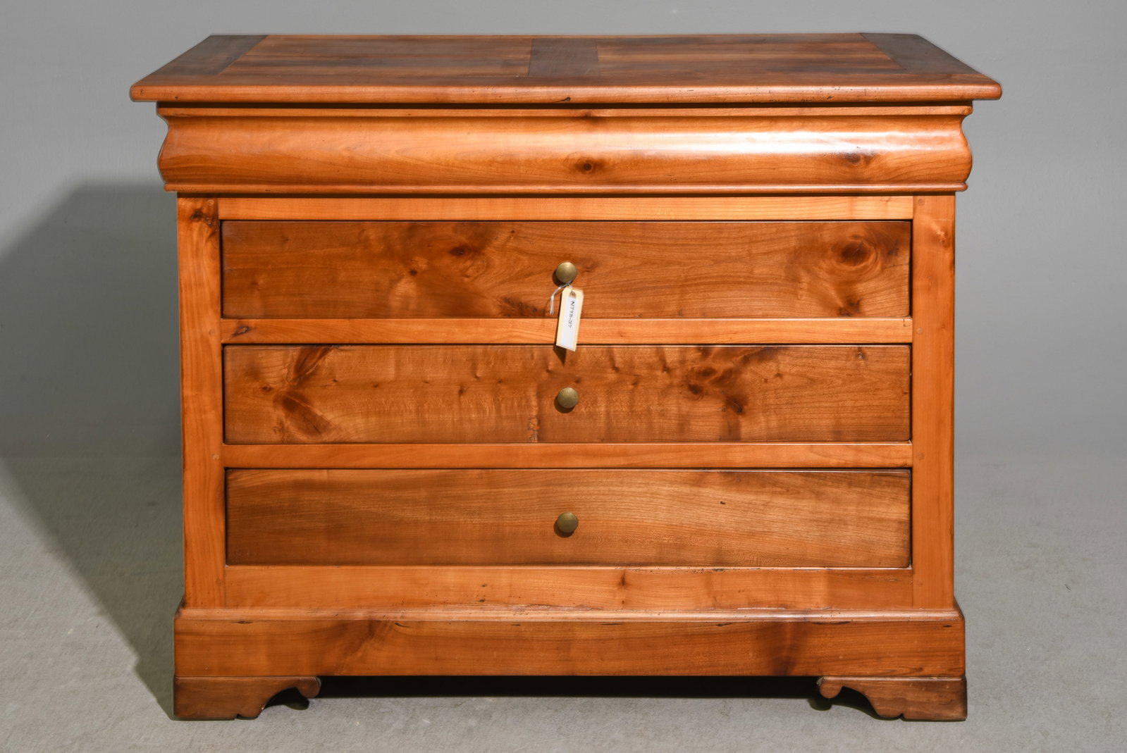Louis Philippe Style Four Drawer Cherry Chest (1 of 6)