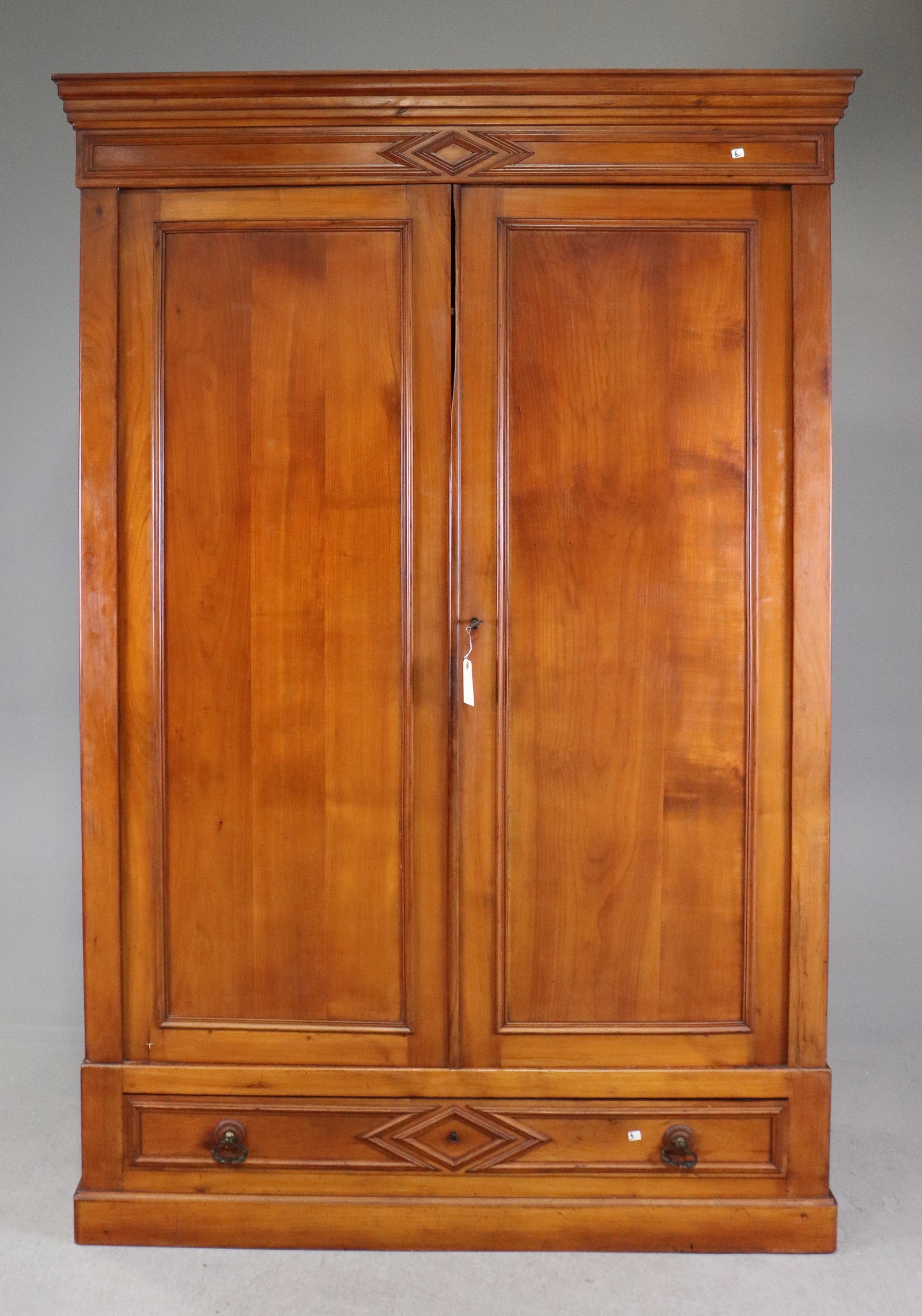 19th Century French Louis Philippe Cherry Wood Armoire (1 of 4)
