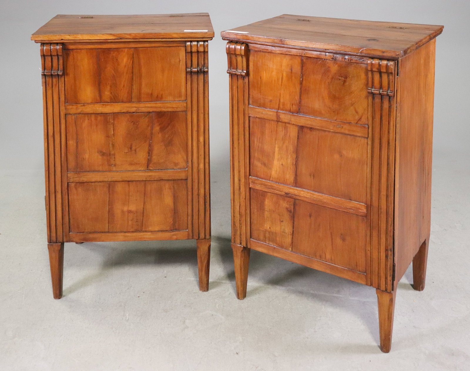 Pair Italian Neoclassical Style Bedside Cabinets (1 of 6)