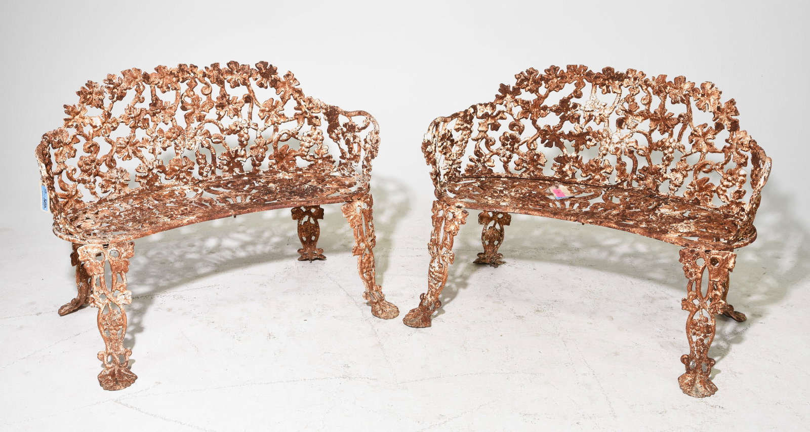 2 Cast Iron Garden / Patio Benches (1 of 3)