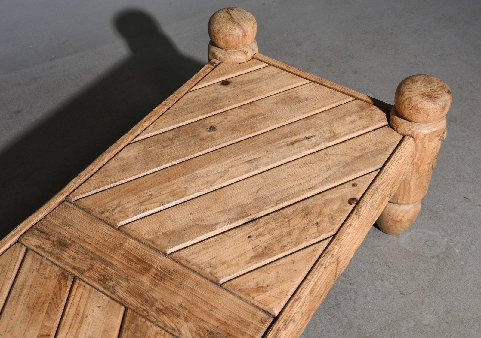 Rustic Ranch Style Baluster Turned Leg Coffee Table - 4