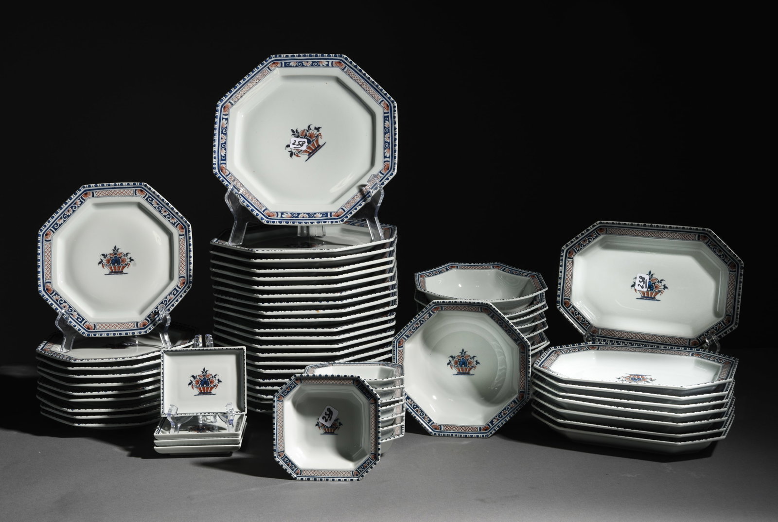 60pcs Rouen Limoges French China Set (1 of 5)