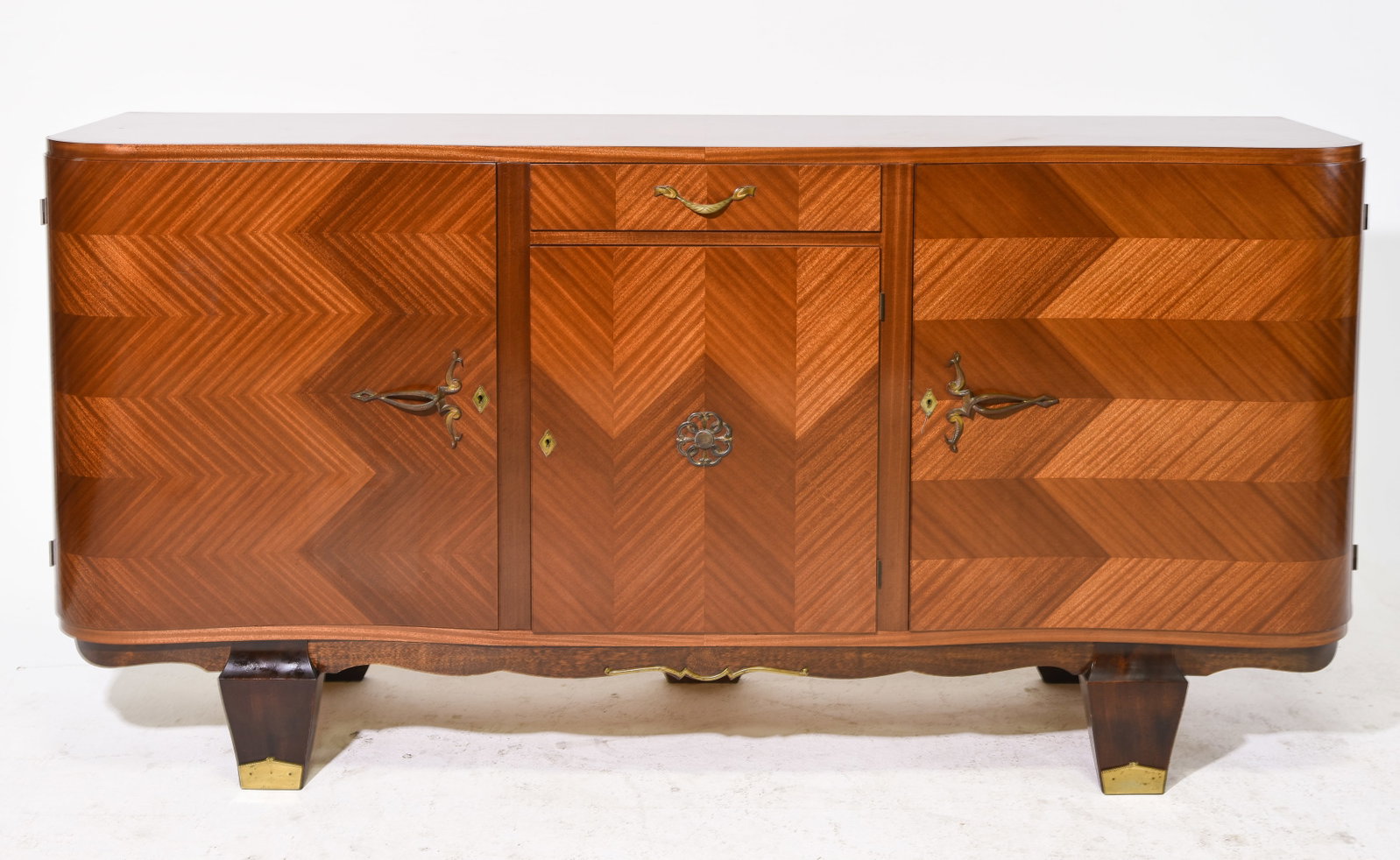 French Art Deco Style Mahogany Sideboard (1 of 11)
