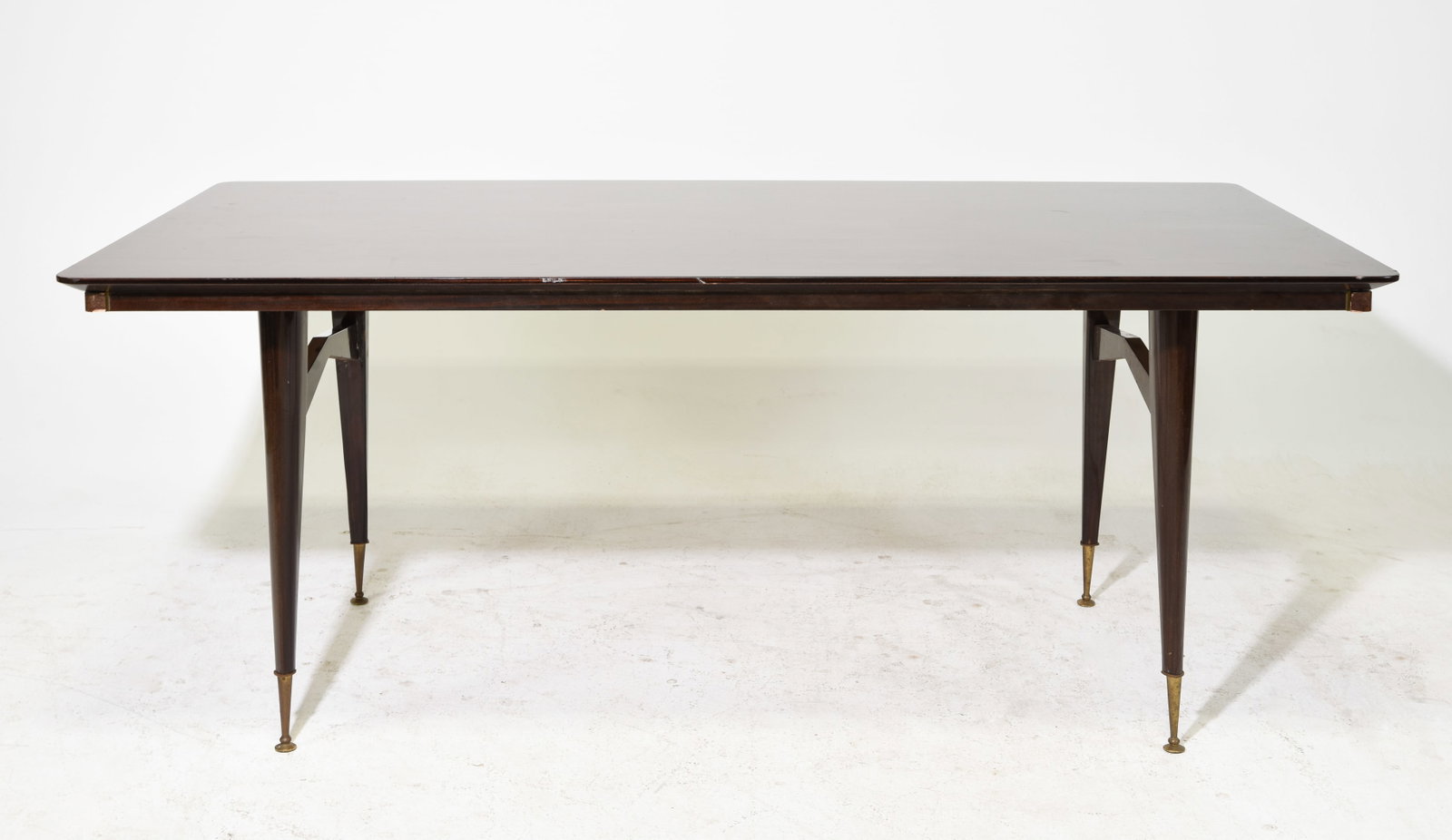 French Art Deco Style Mahogany Table with Leaves (1 of 6)