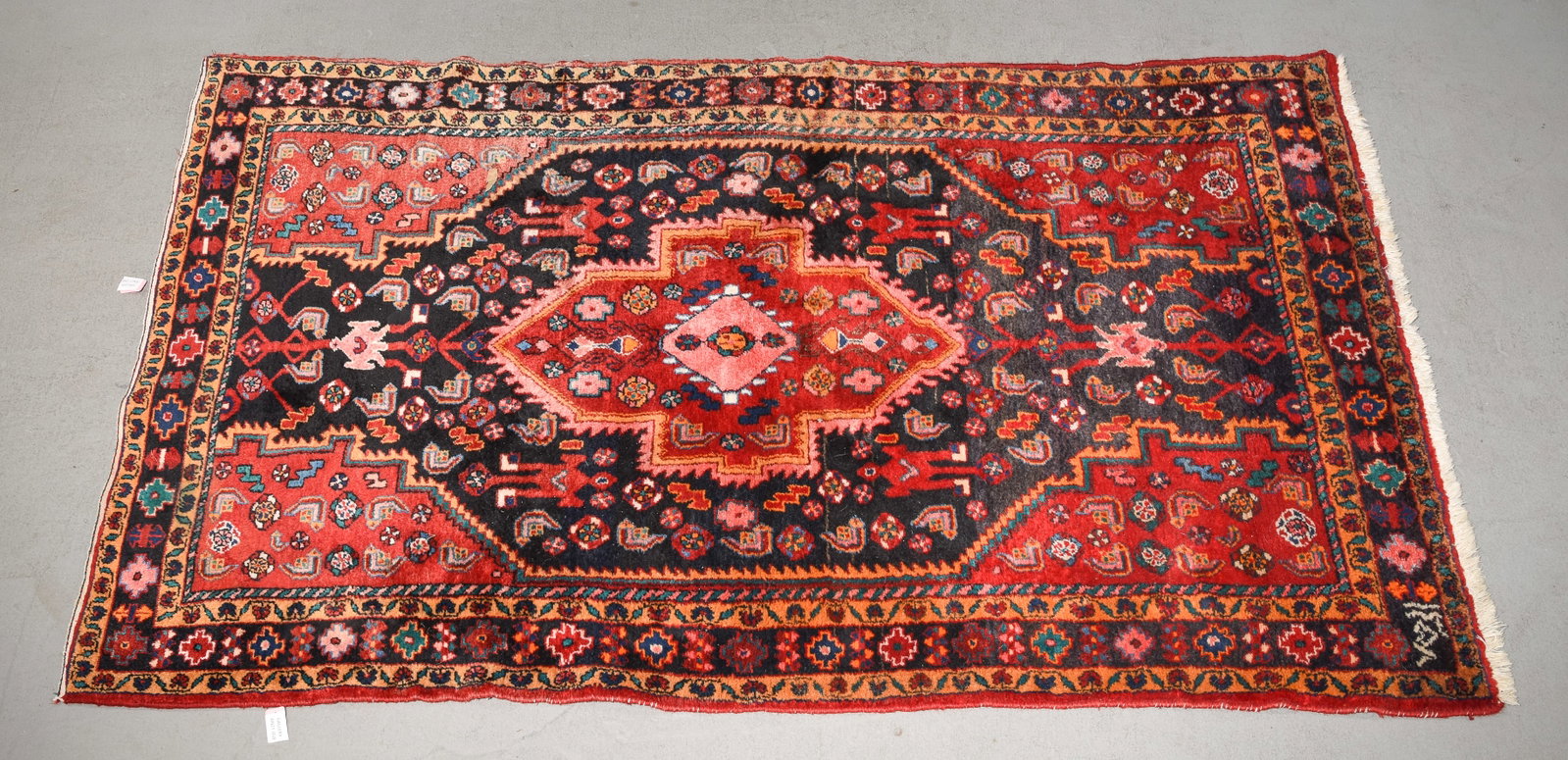 Hand Knotted Signed Persian Rug - 4'9 x 7'9 (1 of 4)