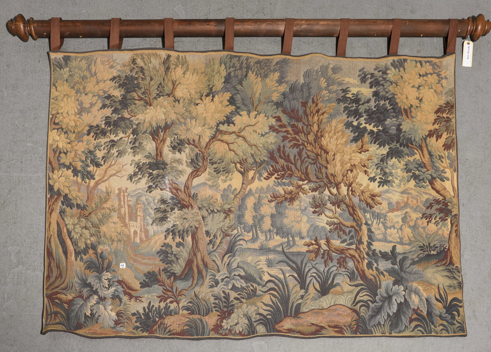 French Lush Forest Landscape Tapestry (1 of 4)