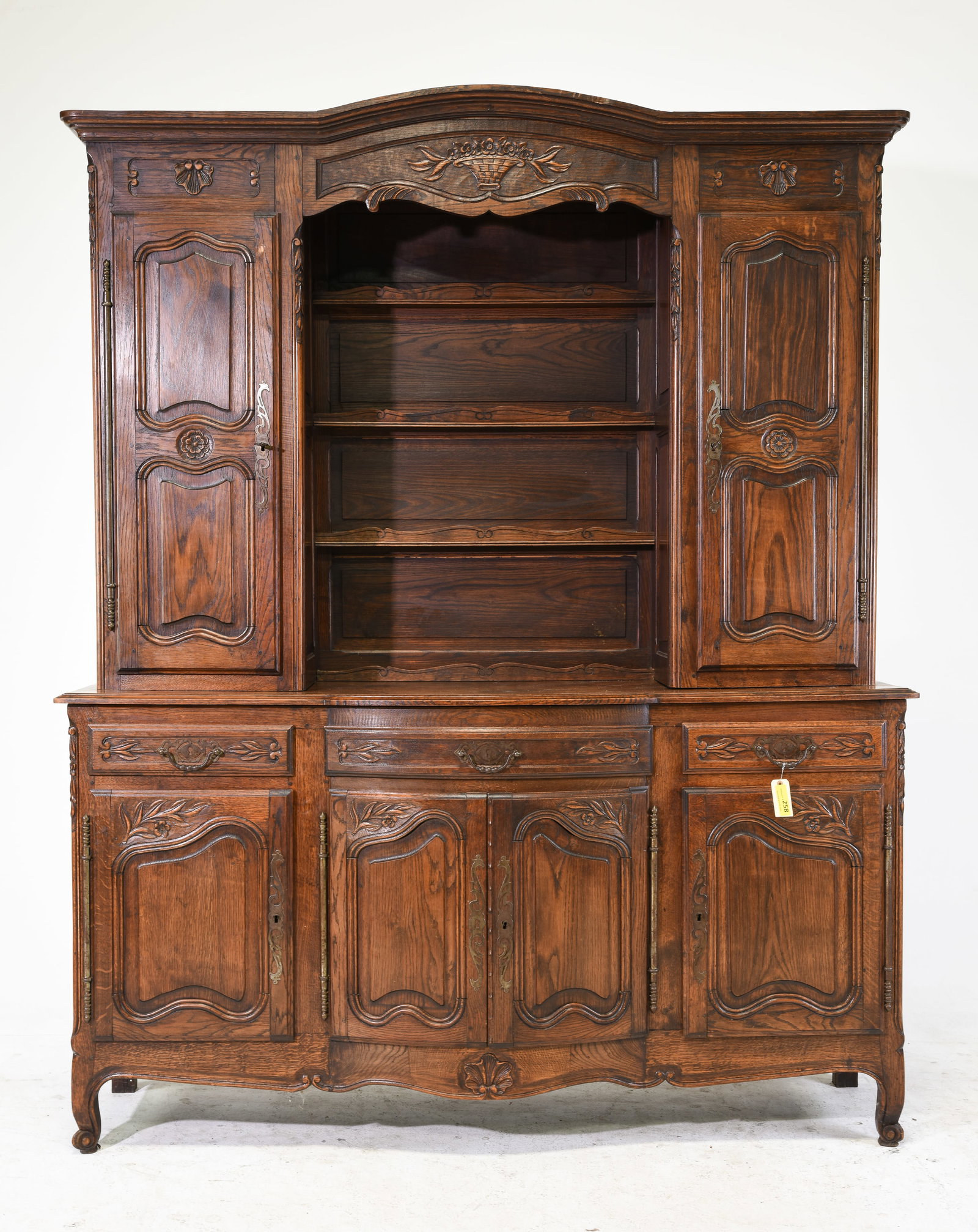 Louis XV Style Oak Vaissilier / Buffet (1 of 7)