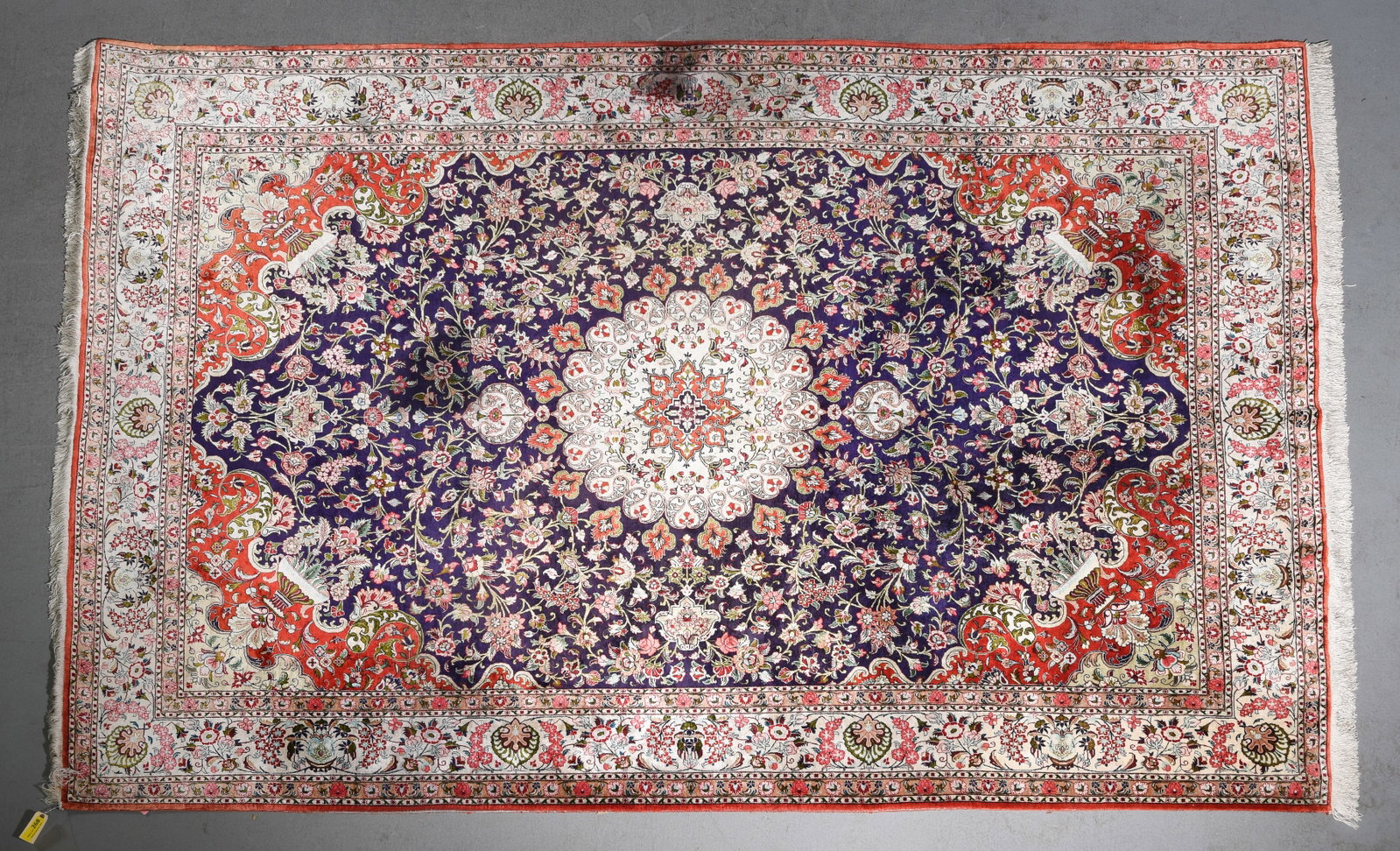 Wool & Silk Hand Knotted Rug - 6'6 x 9'9 (1 of 4)