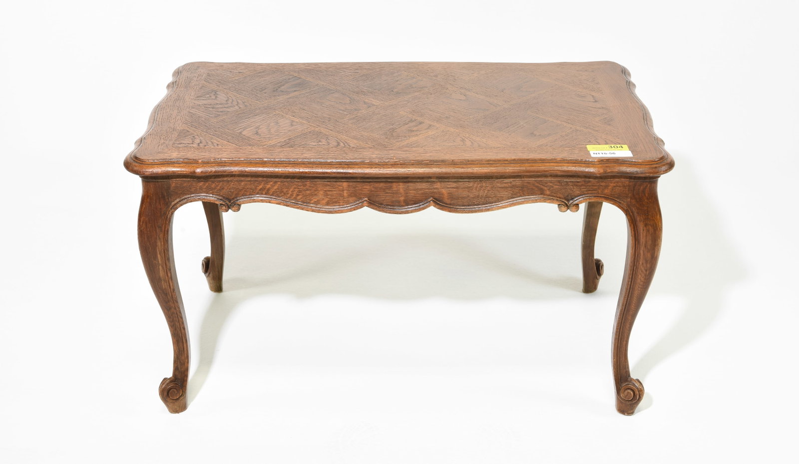 Louis XV Style Oak Coffee Table (1 of 3)