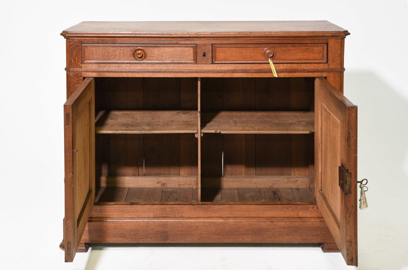 French Oak Two Drawer Two Door Buffet - 2