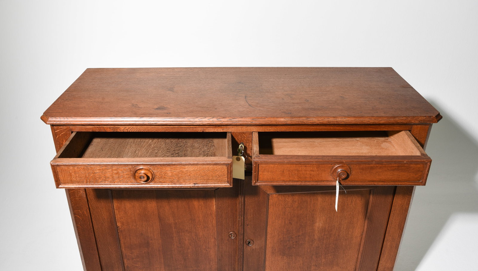 French Oak Two Drawer Two Door Buffet - 3