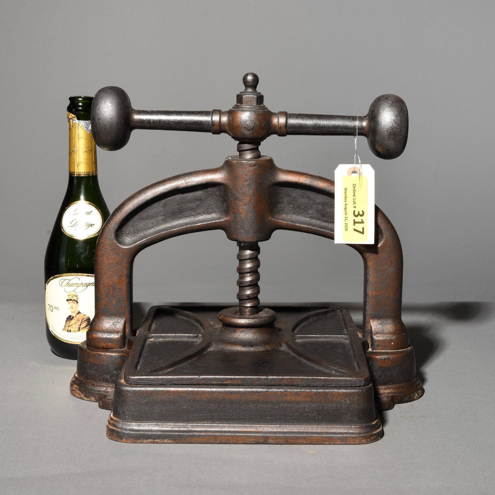 Cast Iron Book Press #3: Cast Iron Book Press - 13 in tall x 14.25 x 12