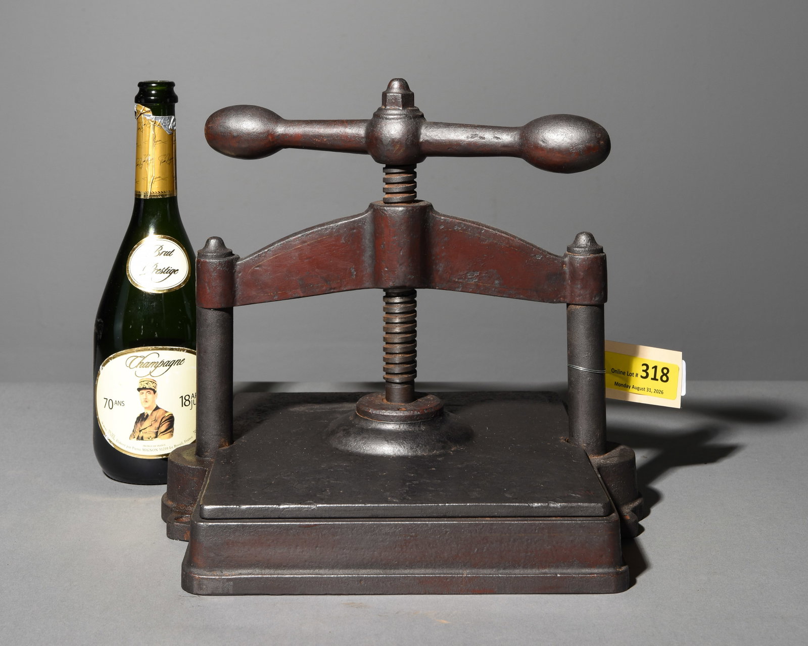 Cast Iron Book Press #4: Cast Iron Book Press - 12 in tall x 13.5 x 12