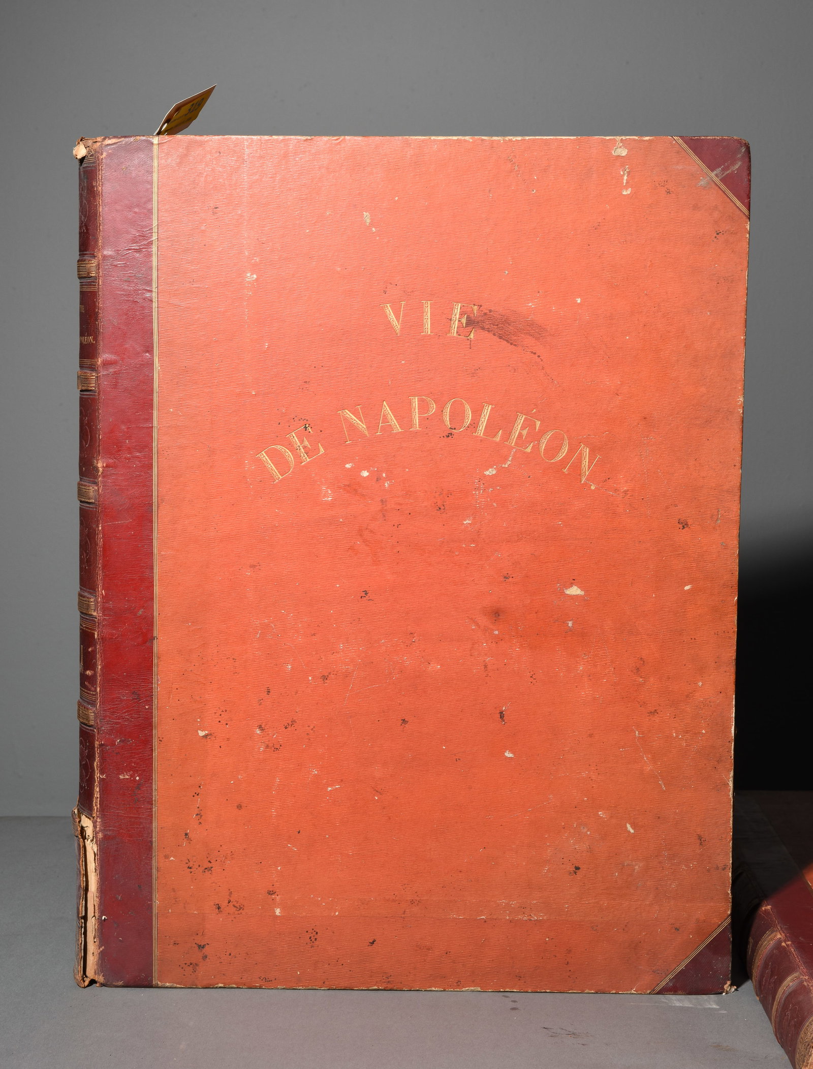 2 Large Leather Bound Books - 2