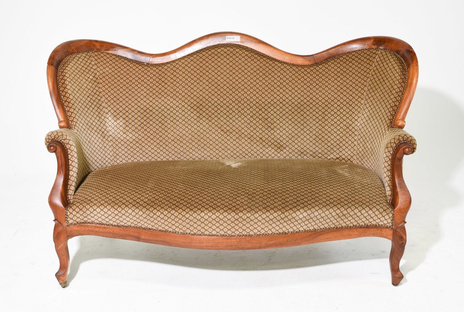 Louis Philippe Style Walnut Sofa / Settee (1 of 4)