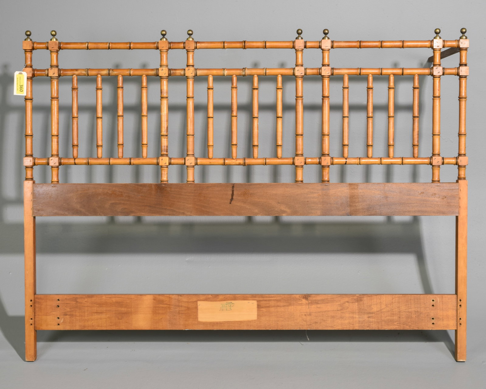 Faux Bamboo Headboard: Faux Bamboo Headboard - 45 in tall x 60 x 2