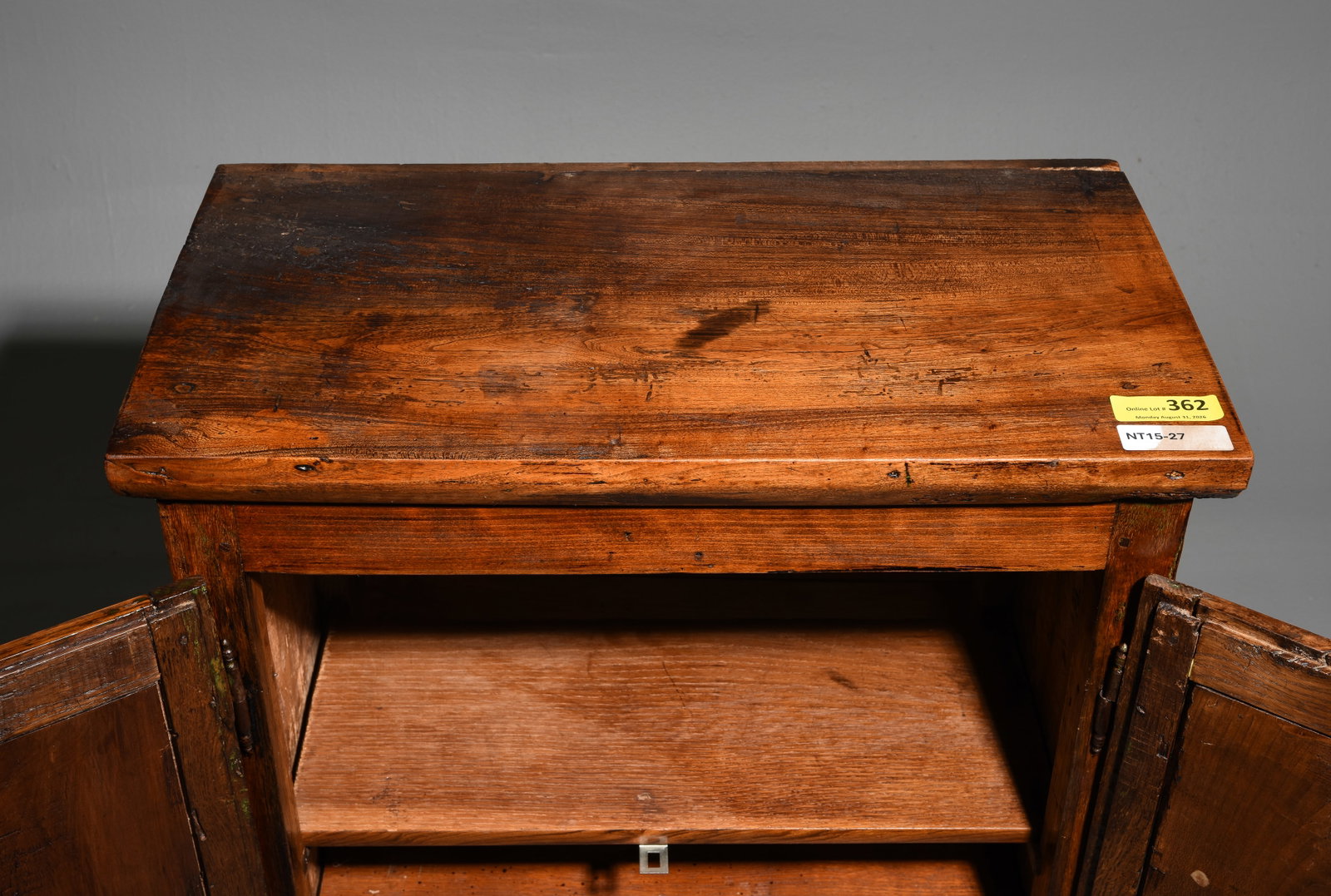 French Rustic Two Door Cabinet - 3