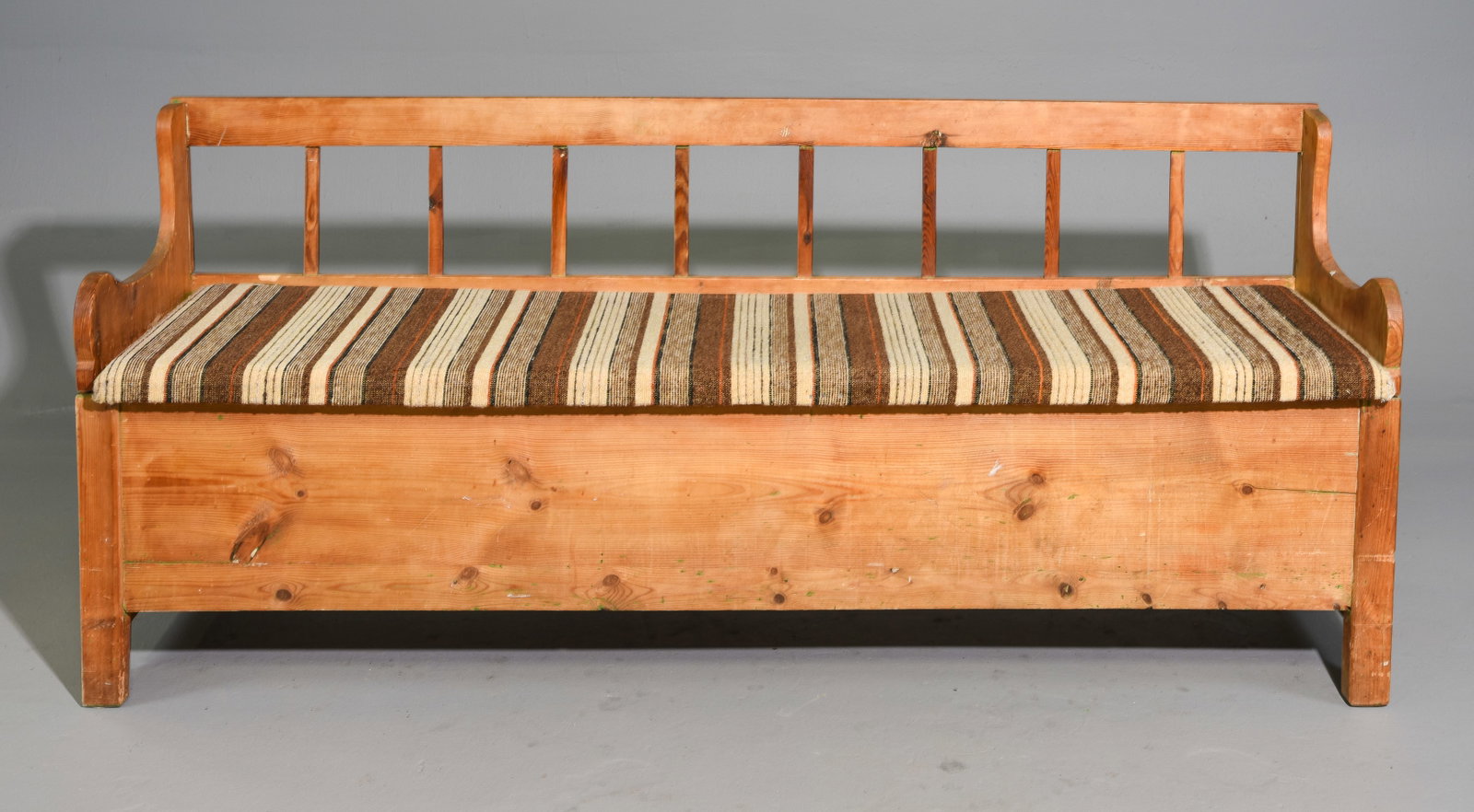 Swedish Kitchen / Hall Bench: Swedish Kitchen / Hall Bench - 30.25 in tall x 71.5 x 19.5 with a seat height of 19 inches