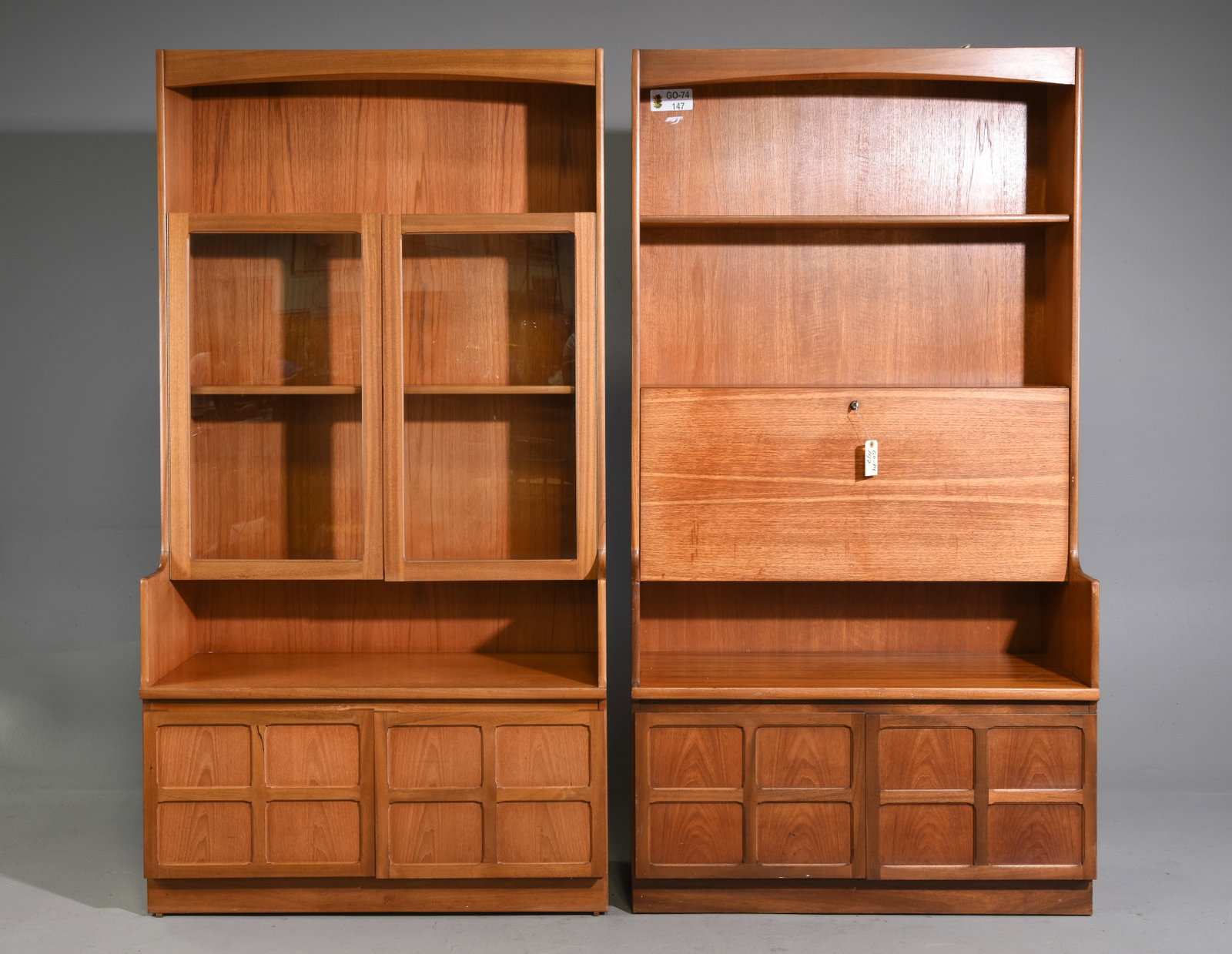 2 Mid Century Wall Units / Bookshelves - Nathan #1 (1 of 8)