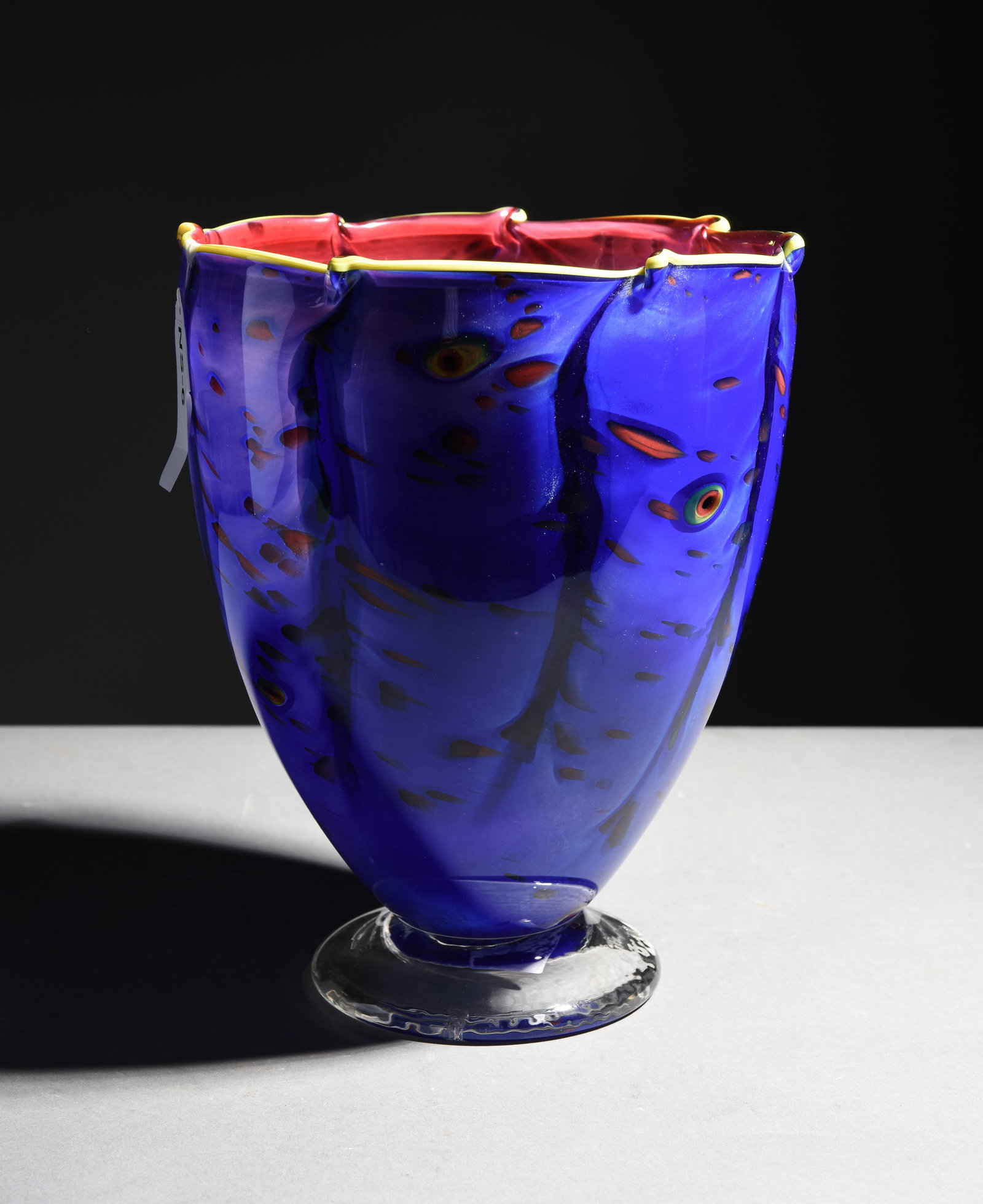 Hand Blown Studio Art Glass Bowl Signed (1 of 5)