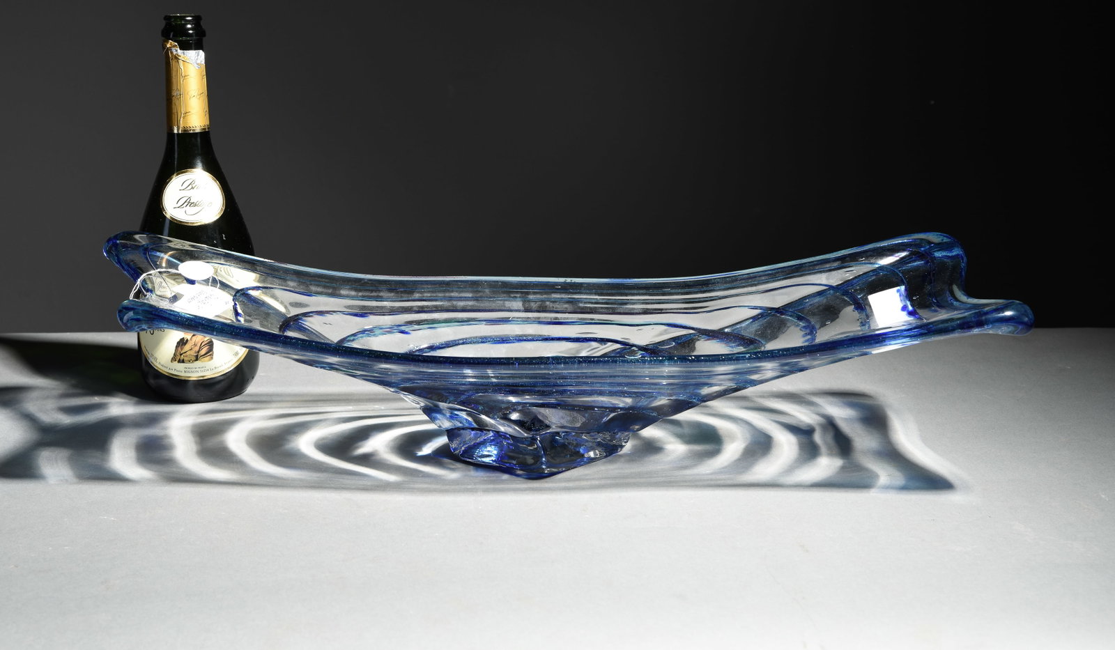 Glass Lite Hand Blown Bowl: Glass Lite Hand Blown Bowl - 5.75 in tall x 25 x 8