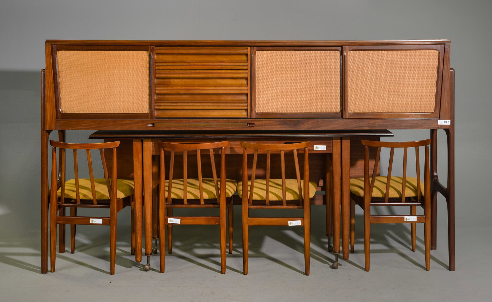 Elliots of Newbury Teak Space-Saving Dining Suite (1 of 12)