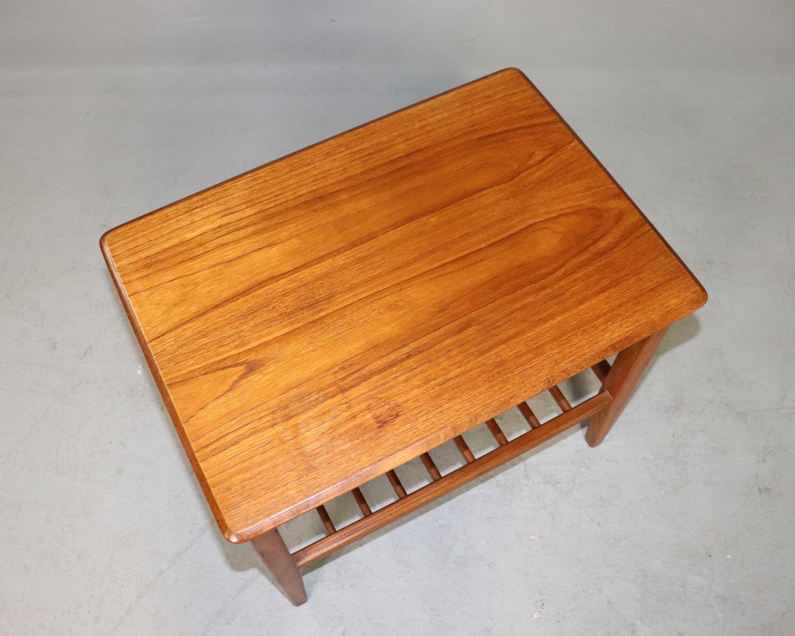 Mid Century Modern 2 Tier Side Table - 2