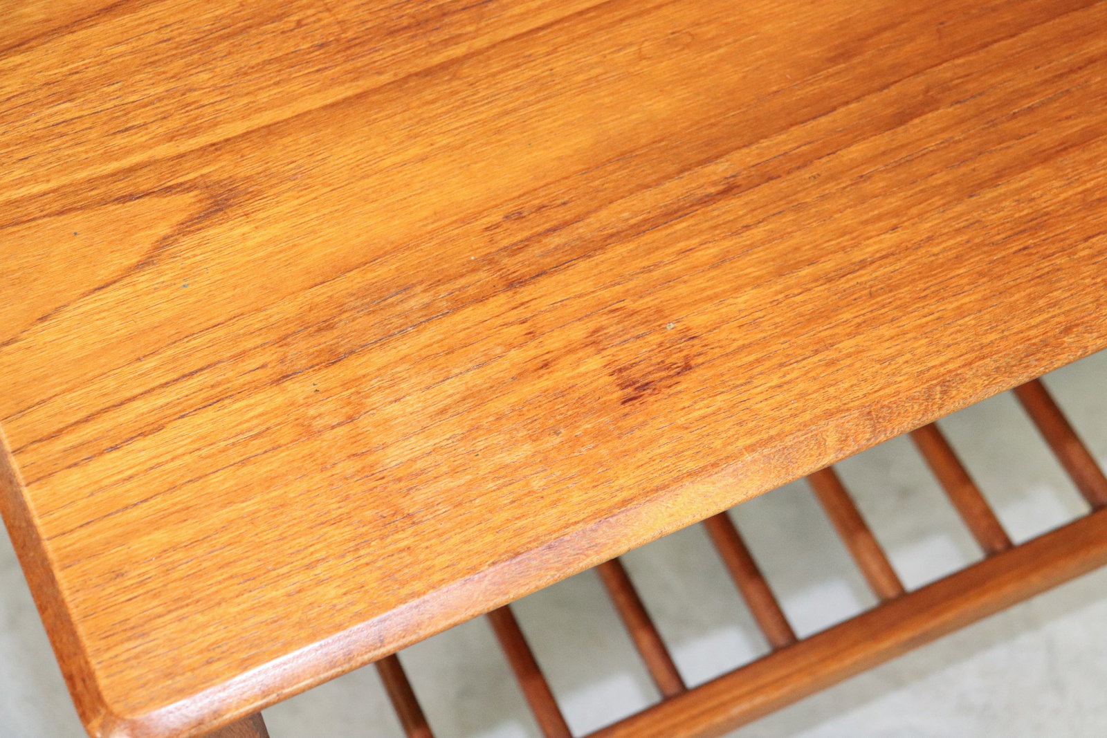 Mid Century Modern 2 Tier Side Table - 3