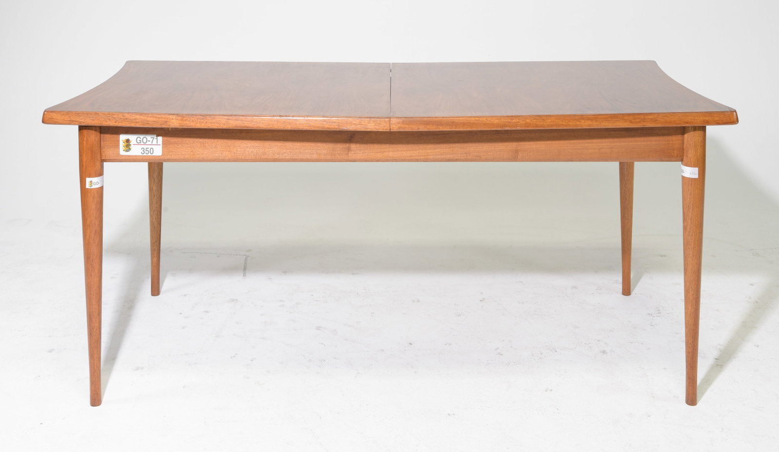 Mid Century Modern Walnut Table with Insertable Leaf - Uniflex (1 of 8)