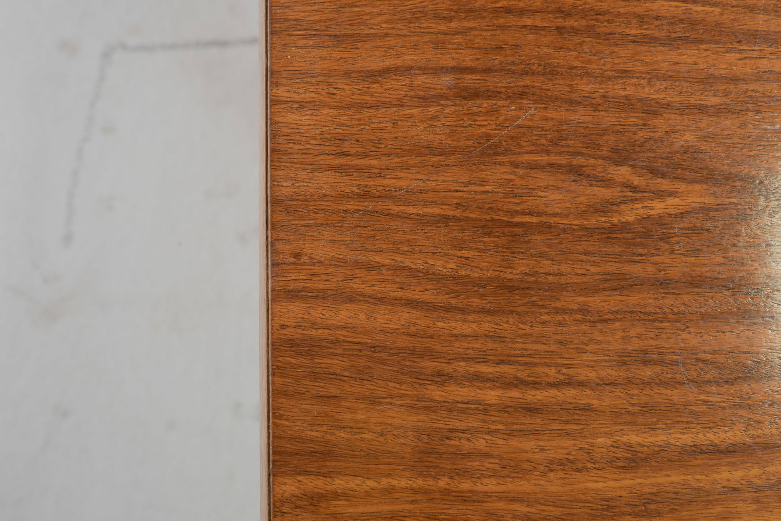 Mid Century Modern Walnut Table with Insertable Leaf - Uniflex - 6