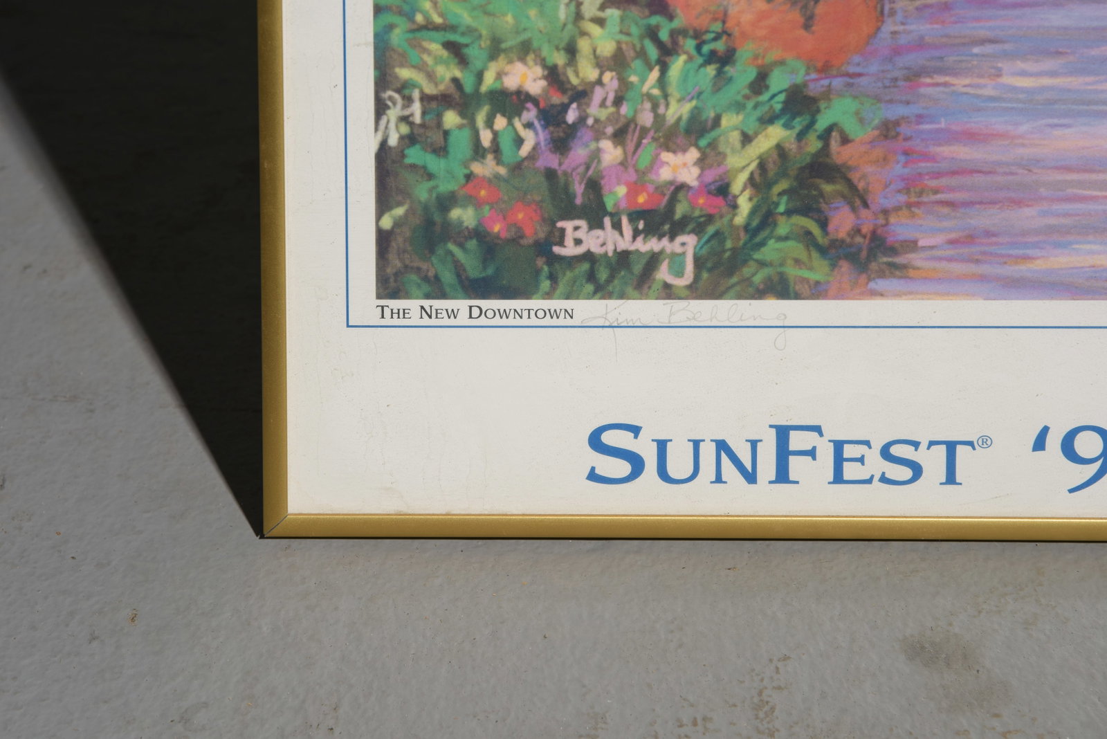 Kim Behling Framed SunFest Poster - 2