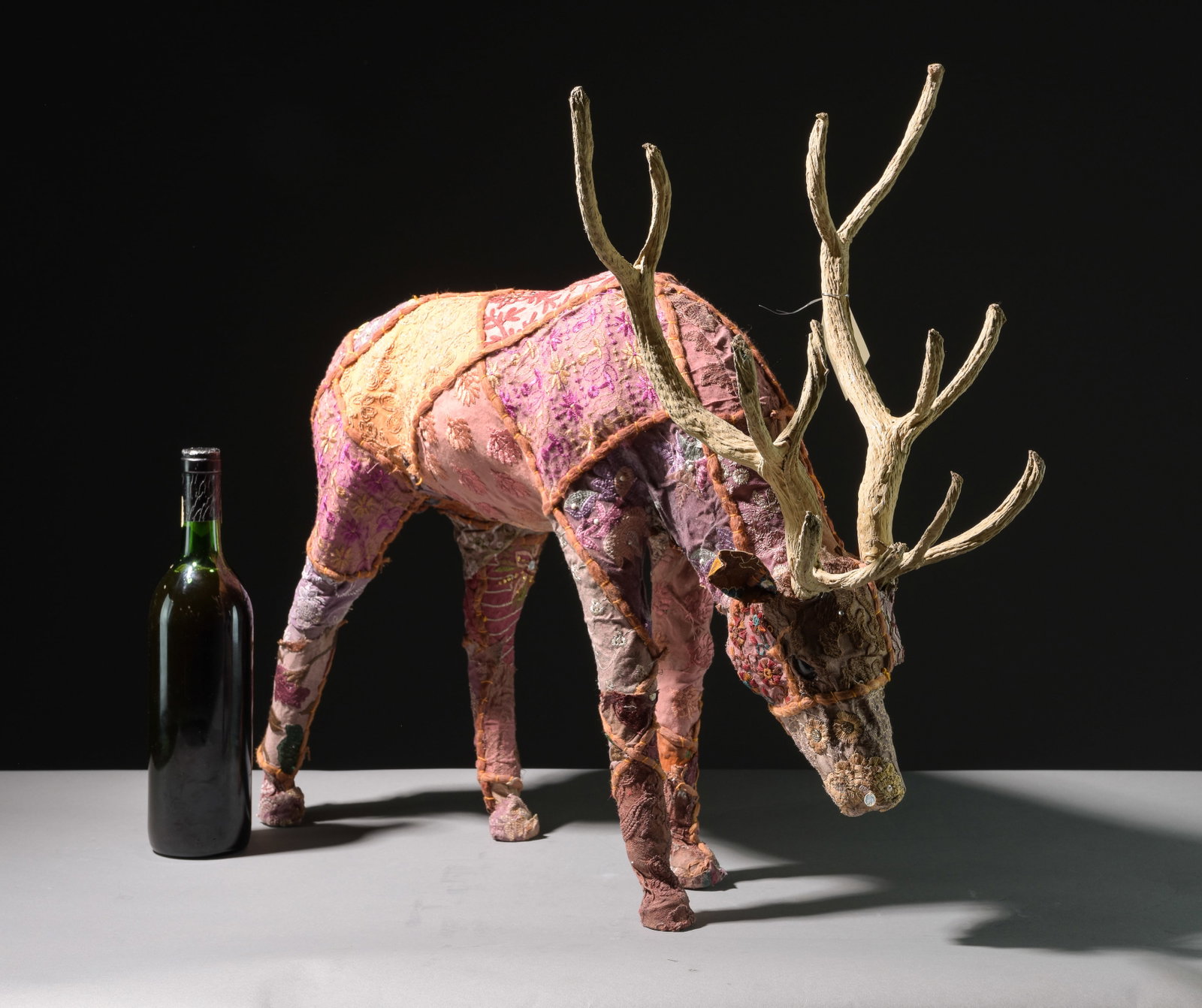 Upcycled Kantah Bavarian Deer / Stag #1: Upcycled Kantah Bavarian Deer / Stag - 22 in tall x 25 x 12