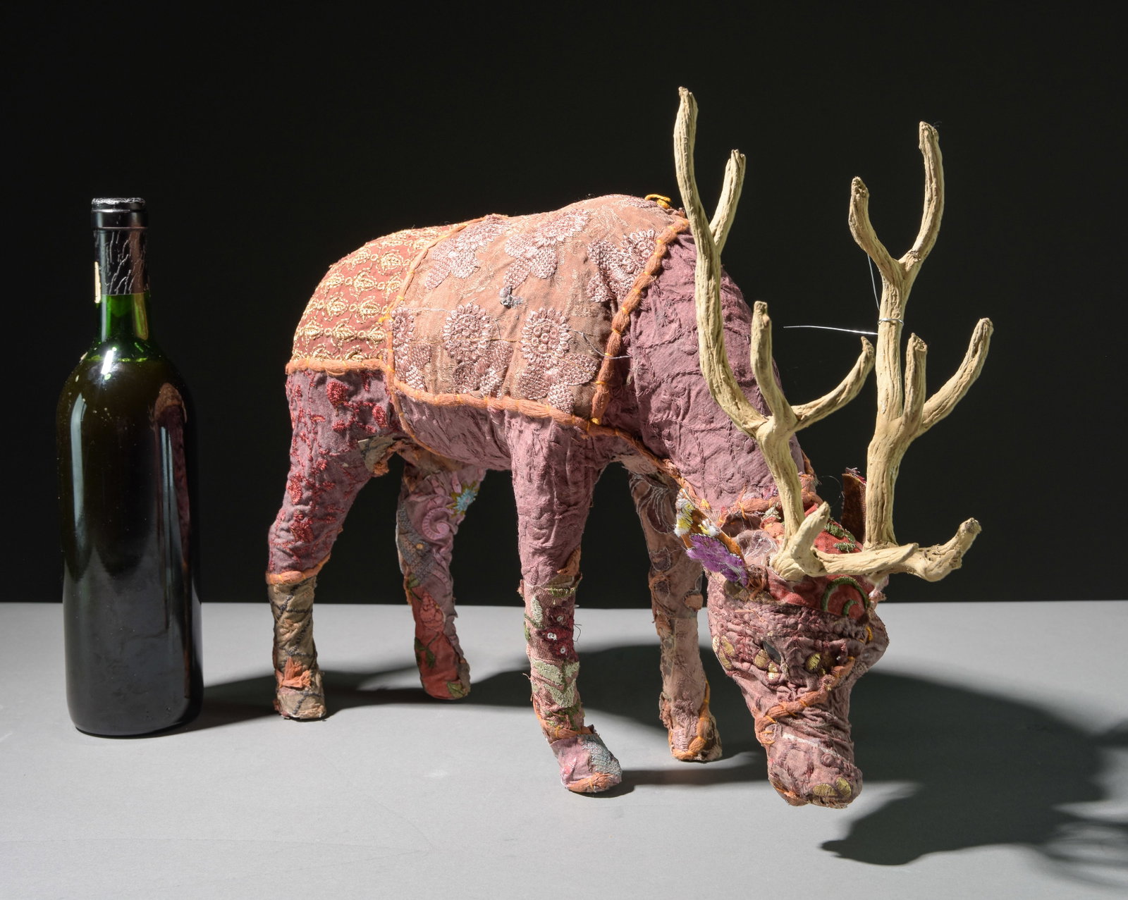 Upcycled Kantah Bavarian Deer / Stag #2: Upcycled Kantah Bavarian Deer / Stag - 13.5 in tall x 18 x 6