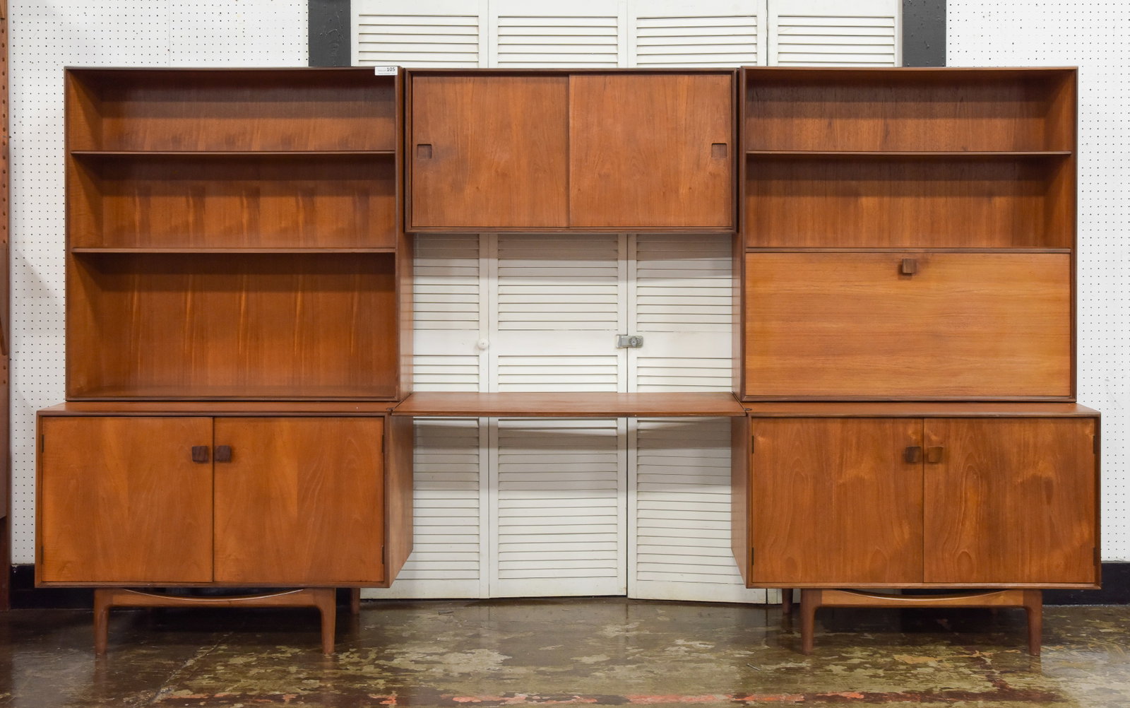 Kofod-Larsen for G-Plan 3 Bay Wall Unit / System (1 of 5)