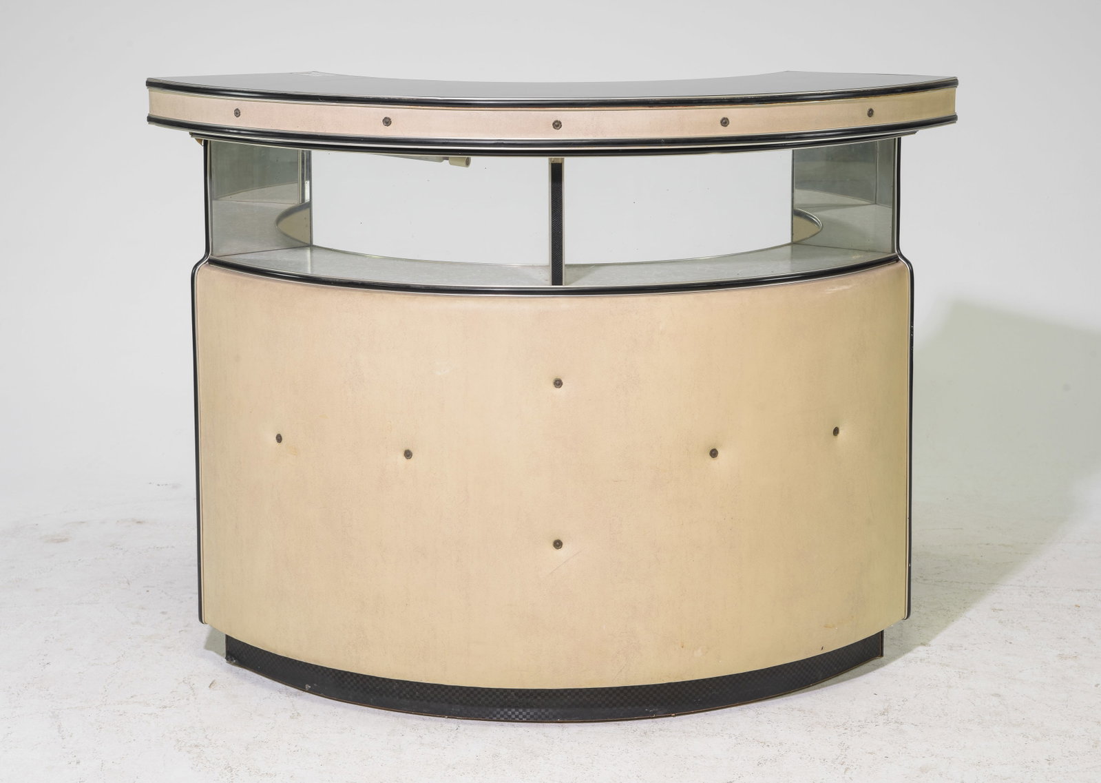 Mid Century Modern Laminate Home Bar: Danish Modern Style Laminate Front / Home Bar - 42.5 in tall x 58 x 25.5