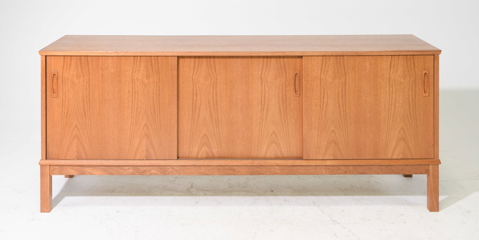 Mid Century Modern Sliding Door Sideboard (1 of 9)