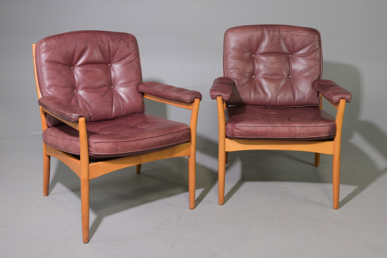 Pair Swedish Gote Mobler Mid Century Modern Lounge / Armchairs (1 of 7)