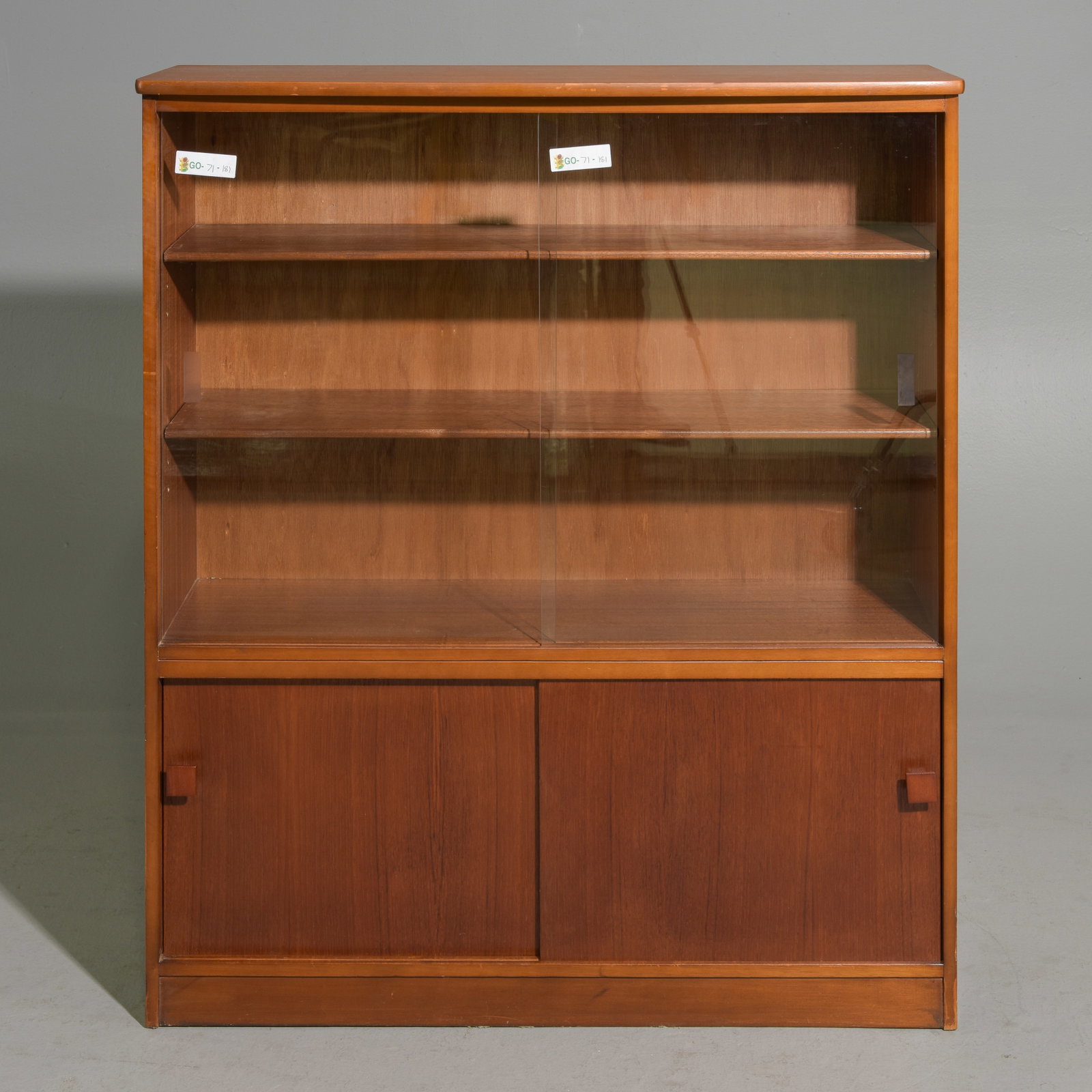 Mid Century Modern Sliding Door Bookcase (1 of 6)