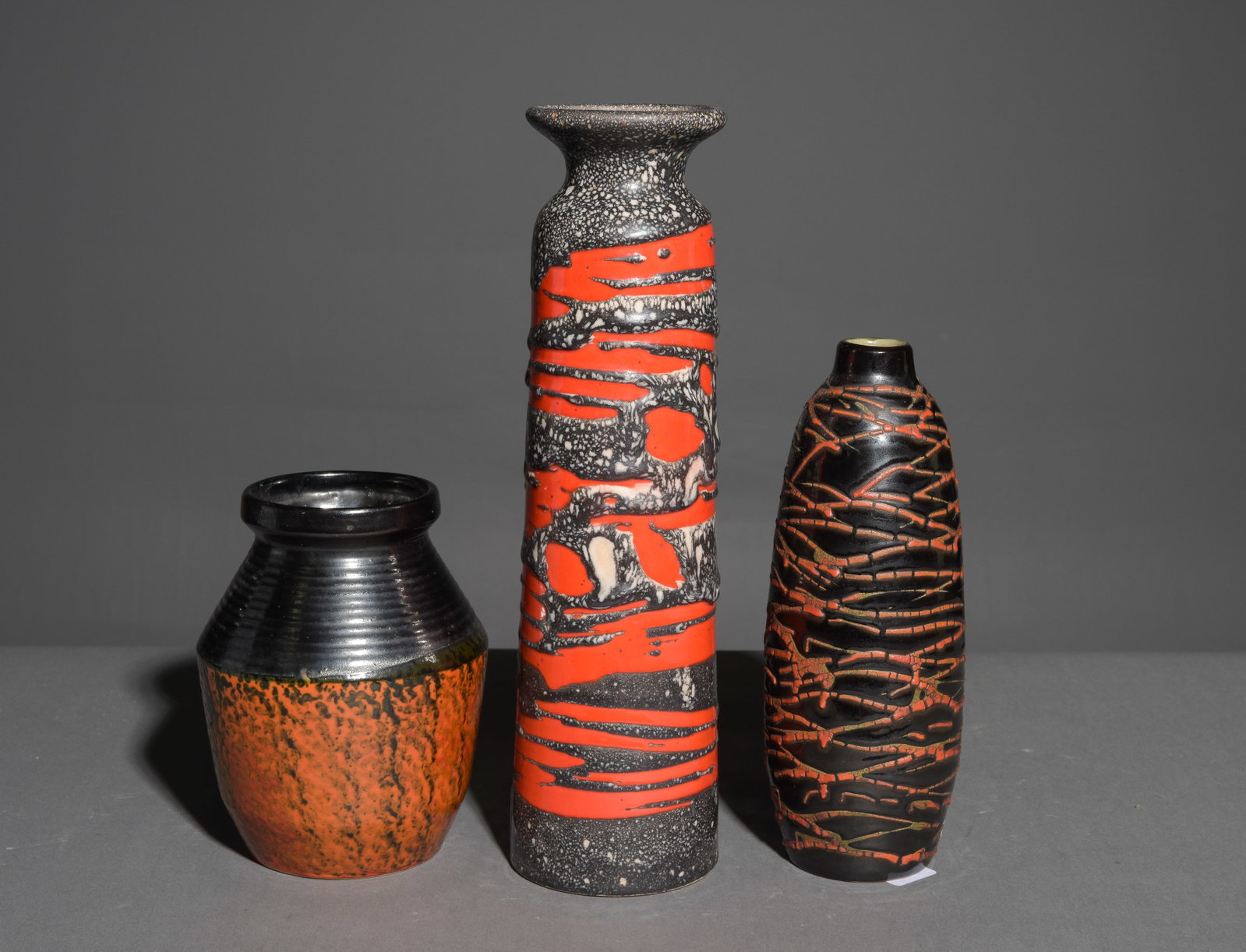 3 Hungarian Mid Century Modern Vases #3 (1 of 5)