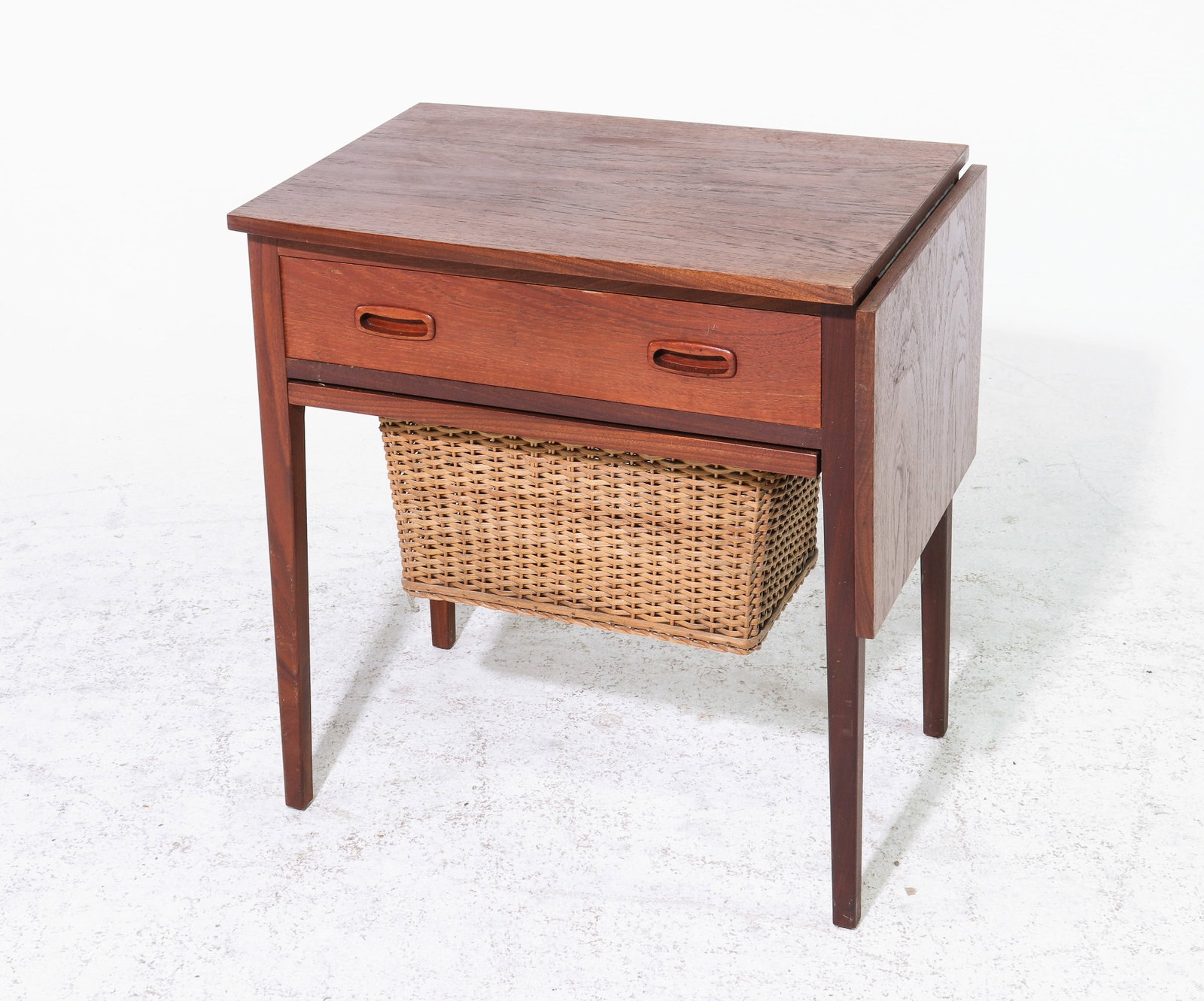 Mid Century Modern Sewing Table with Drop Side (1 of 4)