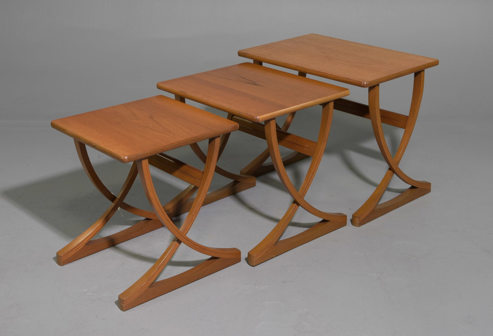 Mid Century Modern Nest of Three Tables - Nathan (1 of 5)