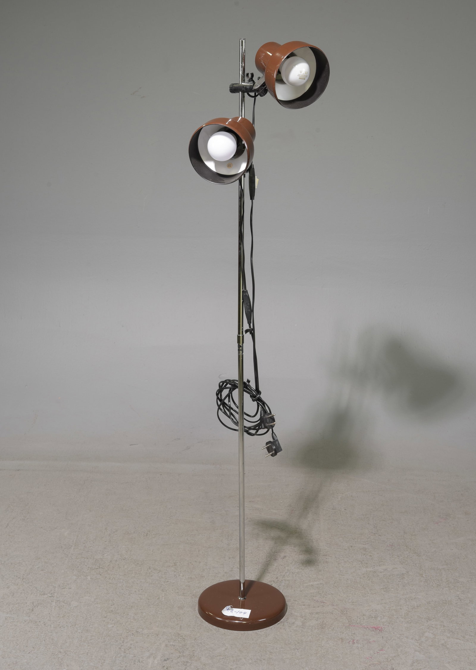 Swedish Two Light Floor Lamp (1 of 3)