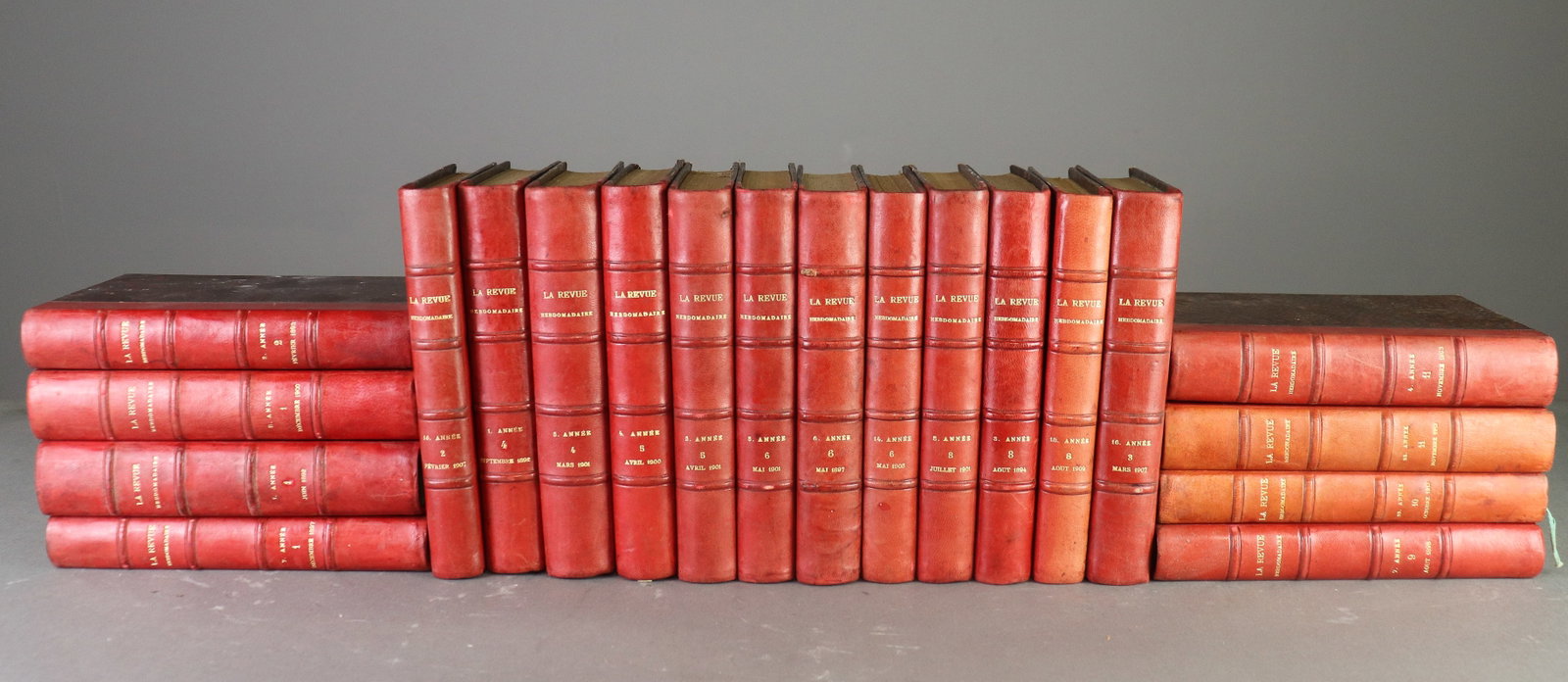 20 Volumes French La Revue Hebdomadaire Leather Bound Books (1 of 6)