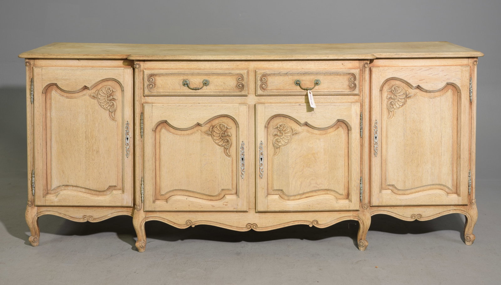 Louis XV Style Bleached Oak Provincial Sideboard (1 of 8)