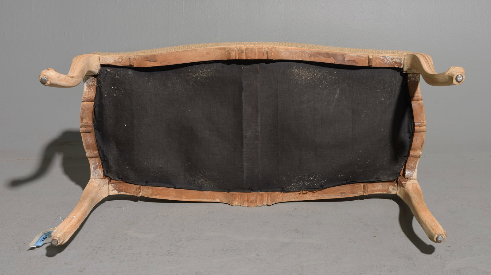 French Provincial Bleached Oak Bench - 4