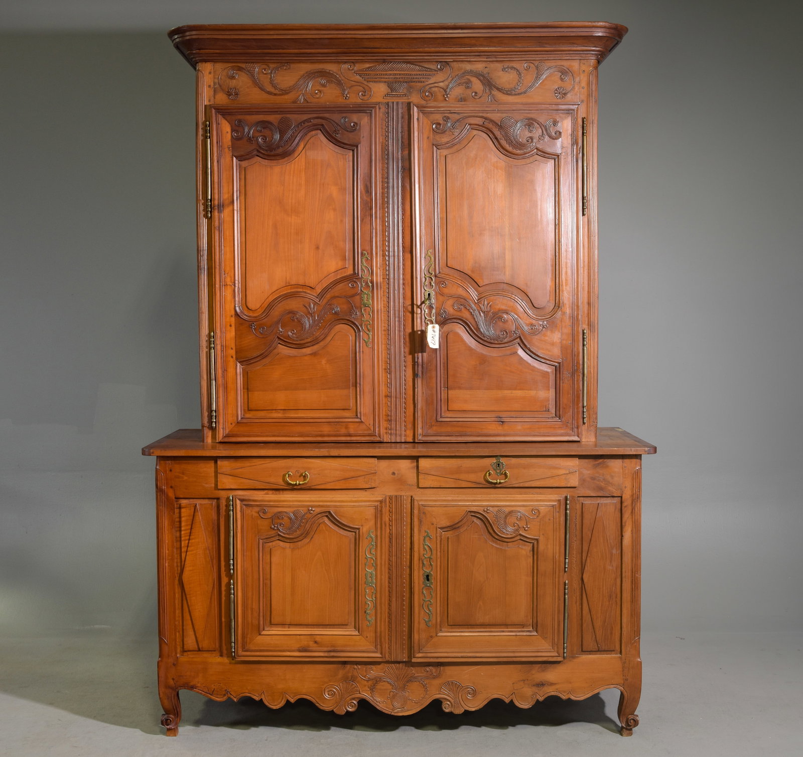 French Provincial Walnut Buffet Du Corps (1 of 13)