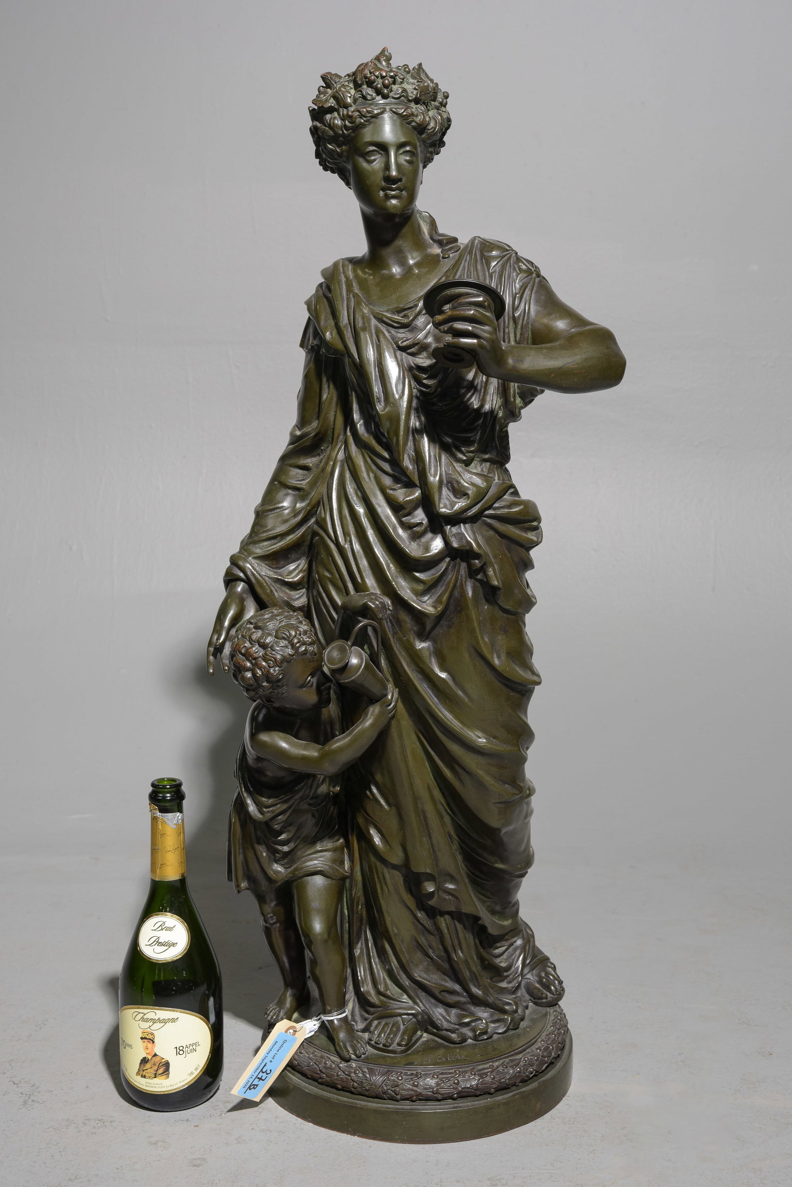 Etienne Alexandre Stella French Bronze "Autumn" Statue (1 of 6)