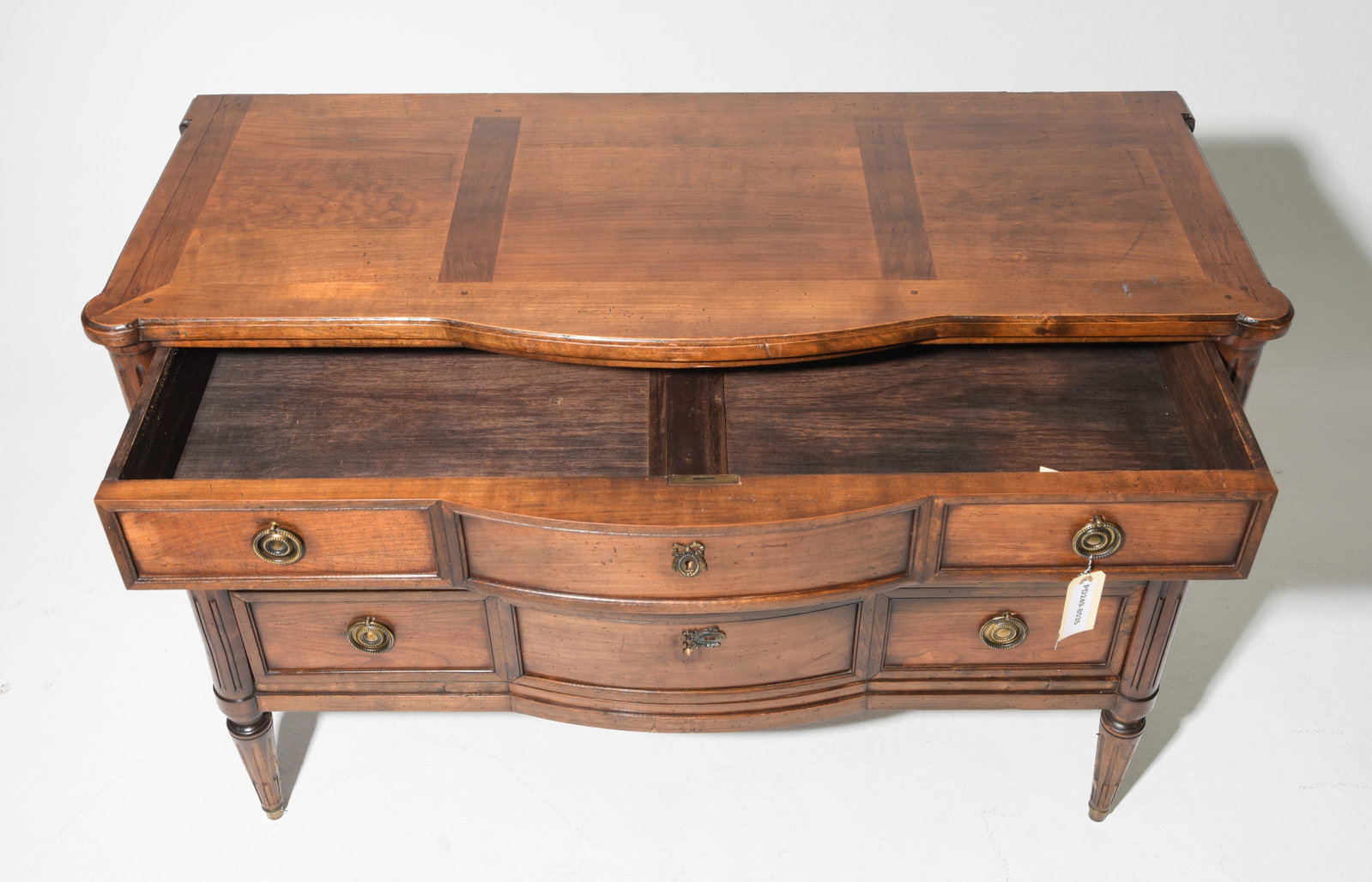 Louis XVI Style Three Drawer Cherry Chest - 2