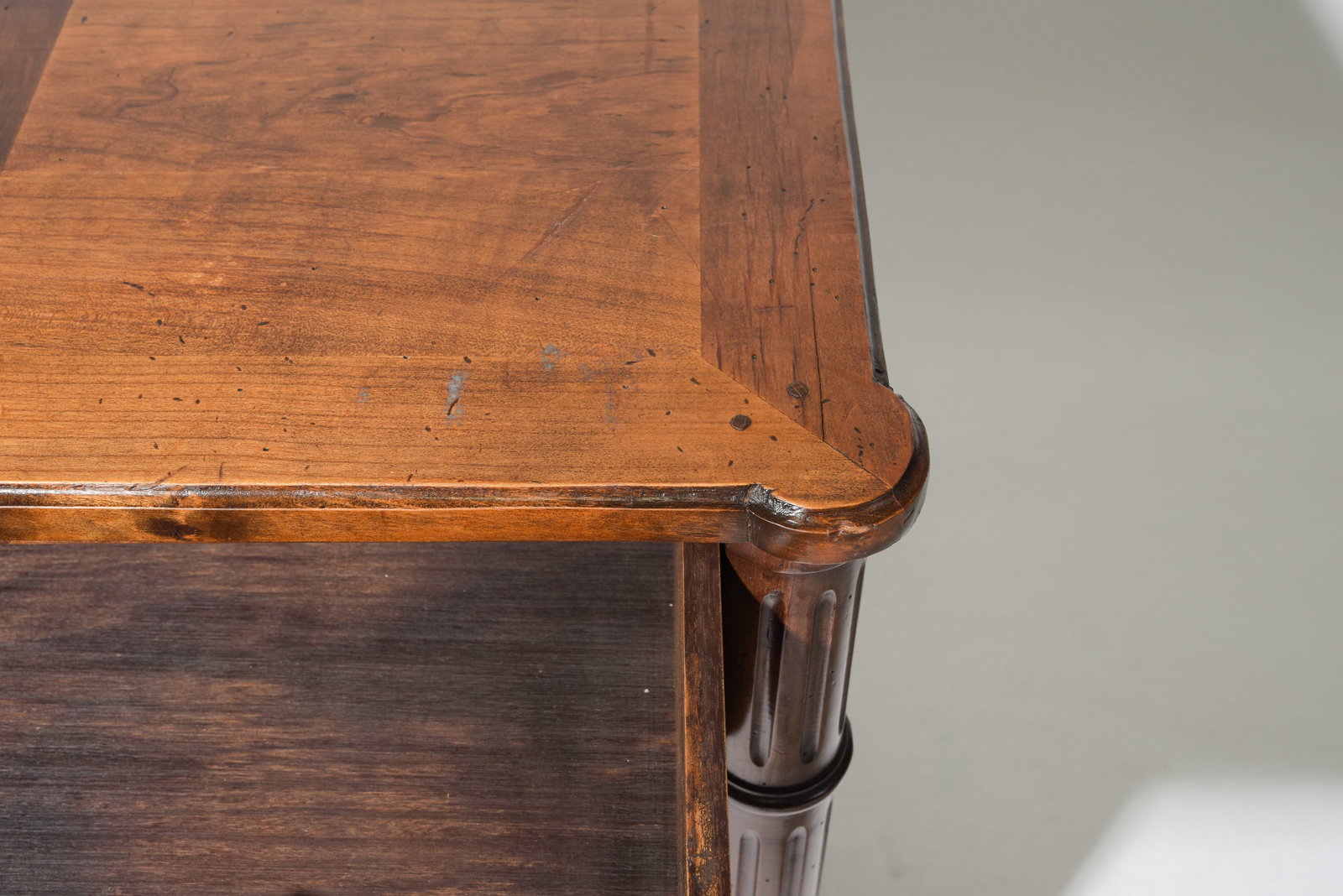 Louis XVI Style Three Drawer Cherry Chest - 3